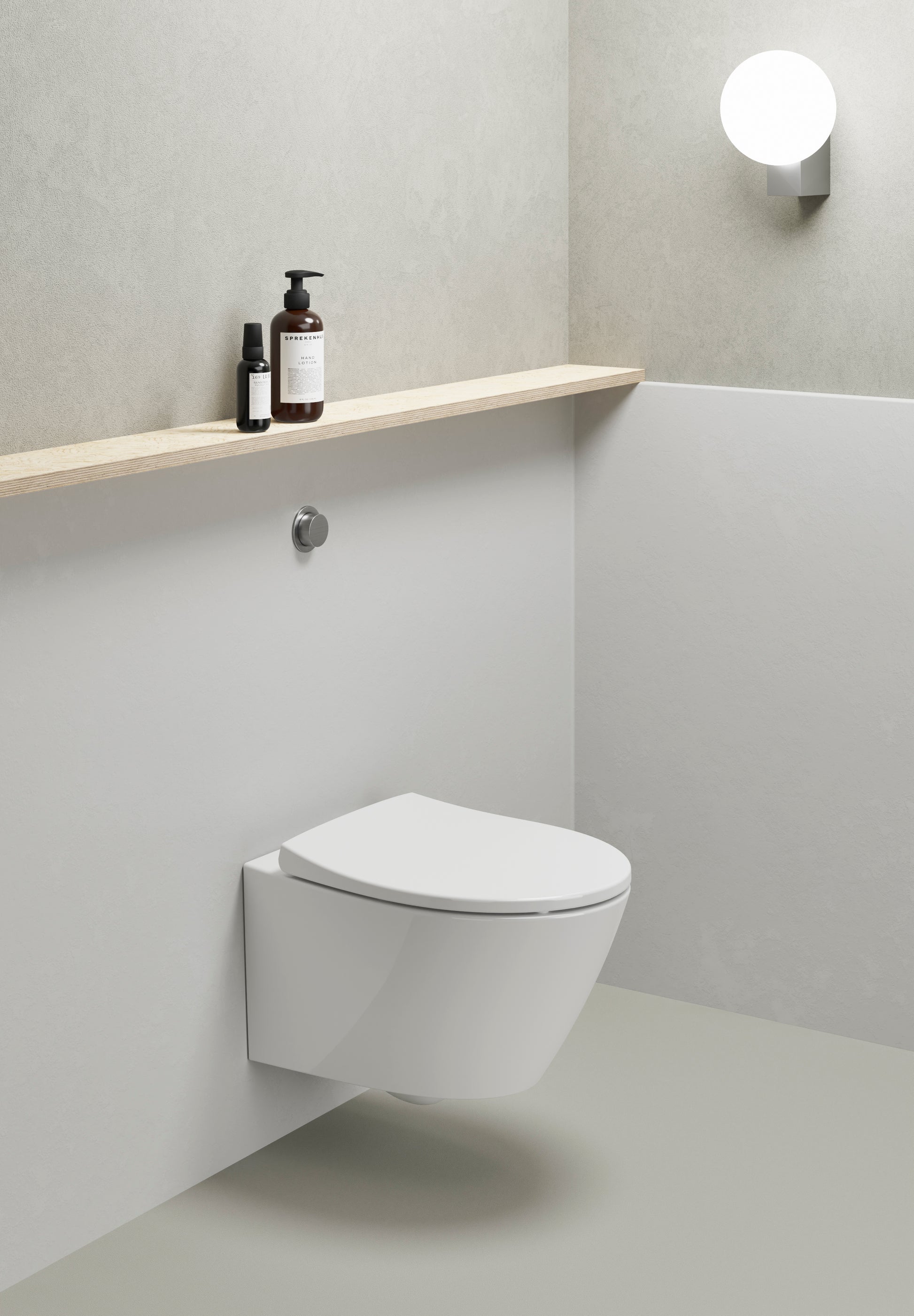 GSI Modo vægtoilet 52x37cm med Swirlflush skylleteknik