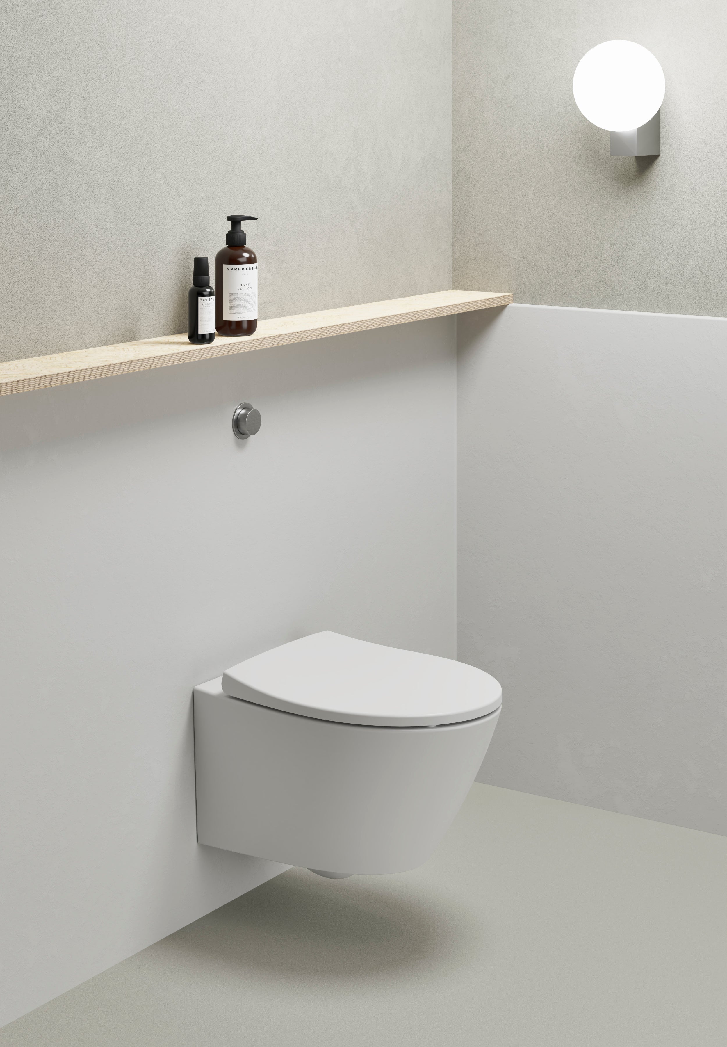 GSI Modo mathvid vægtoilet 52x37cm med Swirlflush skylleteknik