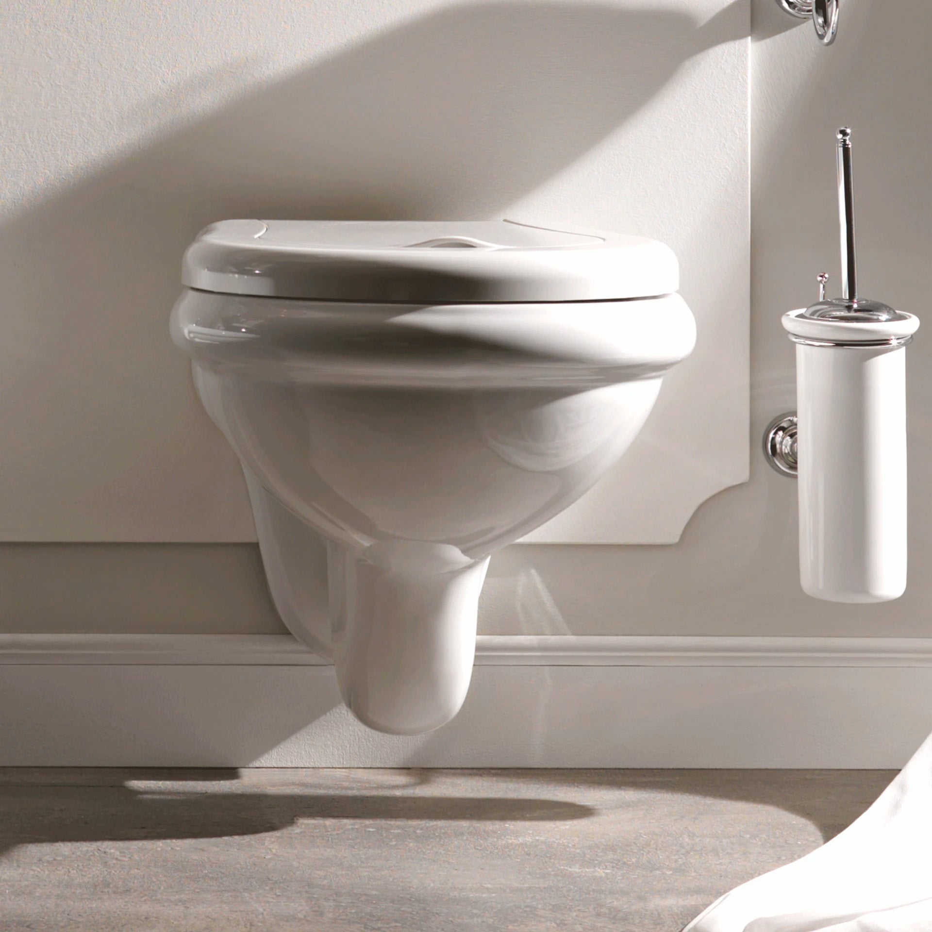 Lavabo Retro væghængt toilet, hvid