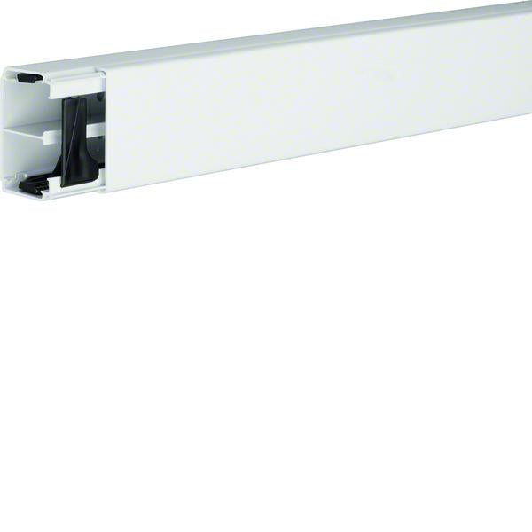 Tehalit kabelkanal komplet m. skillespor LF 40061 2 meter - perlehvid