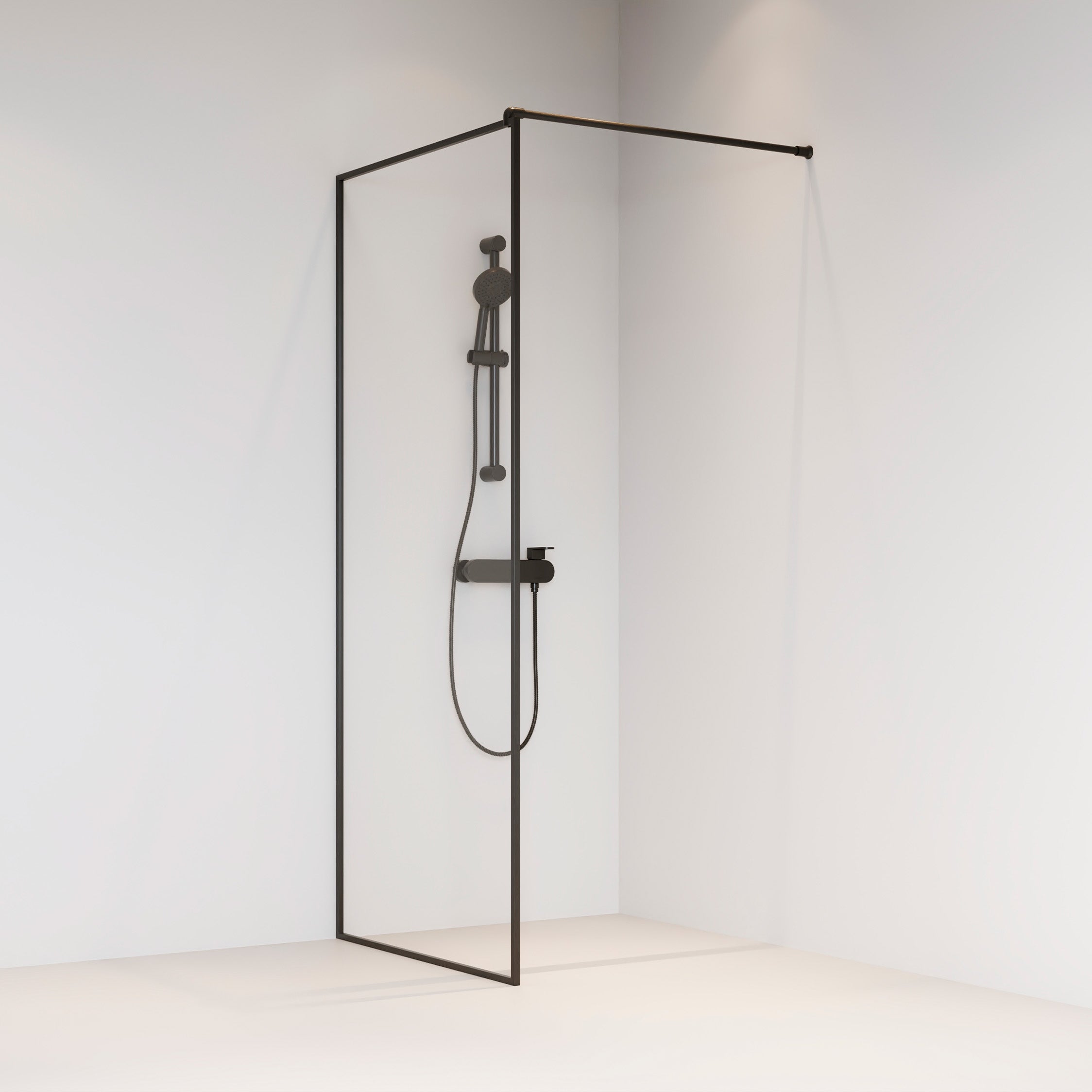 Brasta Dija Frame Brusevæg sort 90 x 200 cm