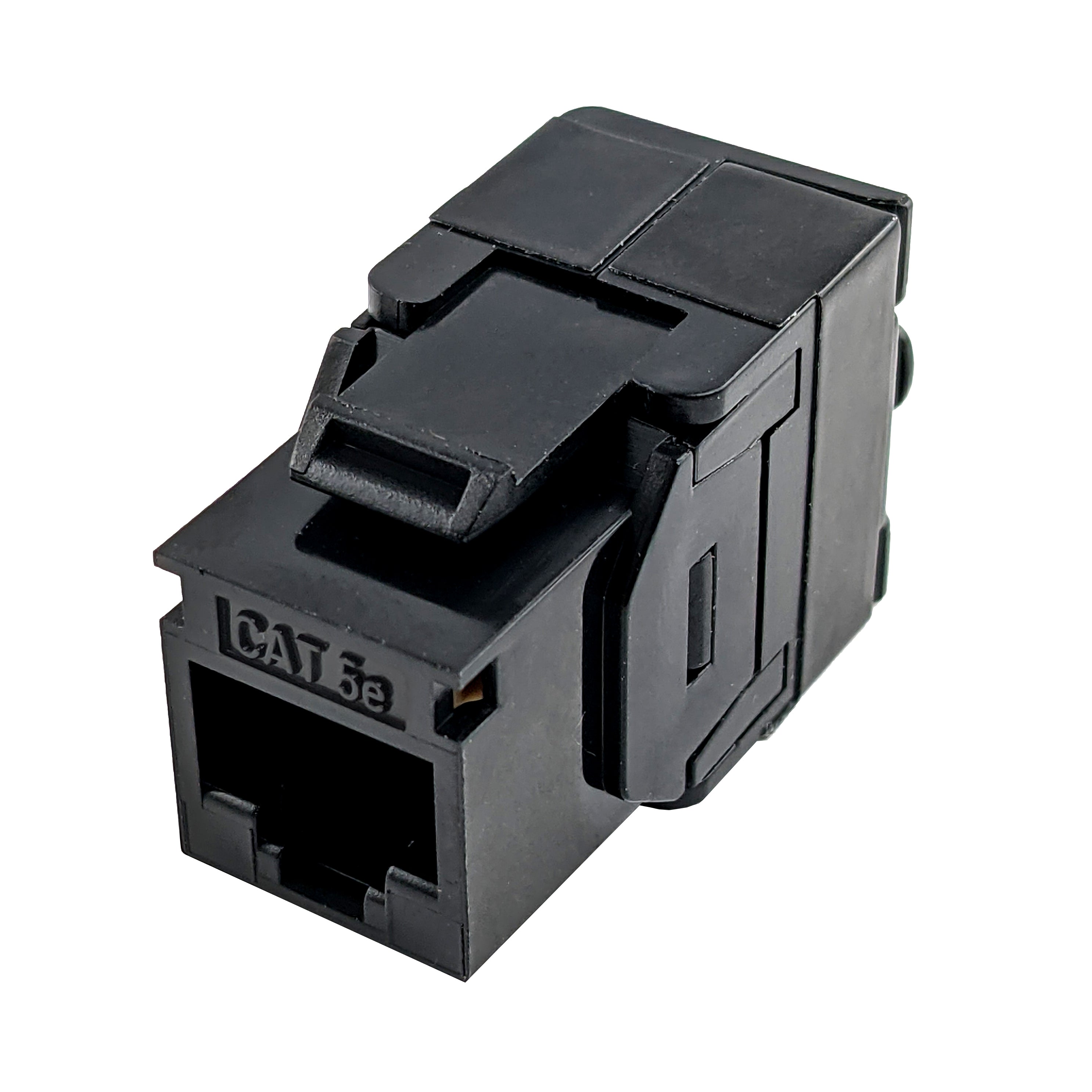Simply45 RJ45 CAT5E UTP uskærmet keystone sort
