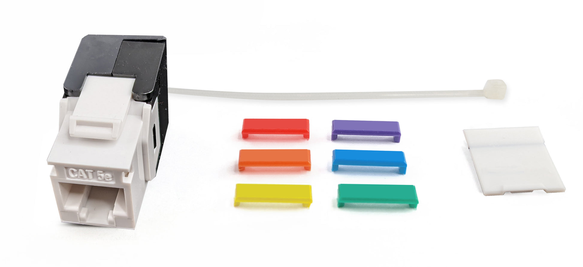 Simply45 RJ45 CAT5E UTP uskærmet keystone hvid