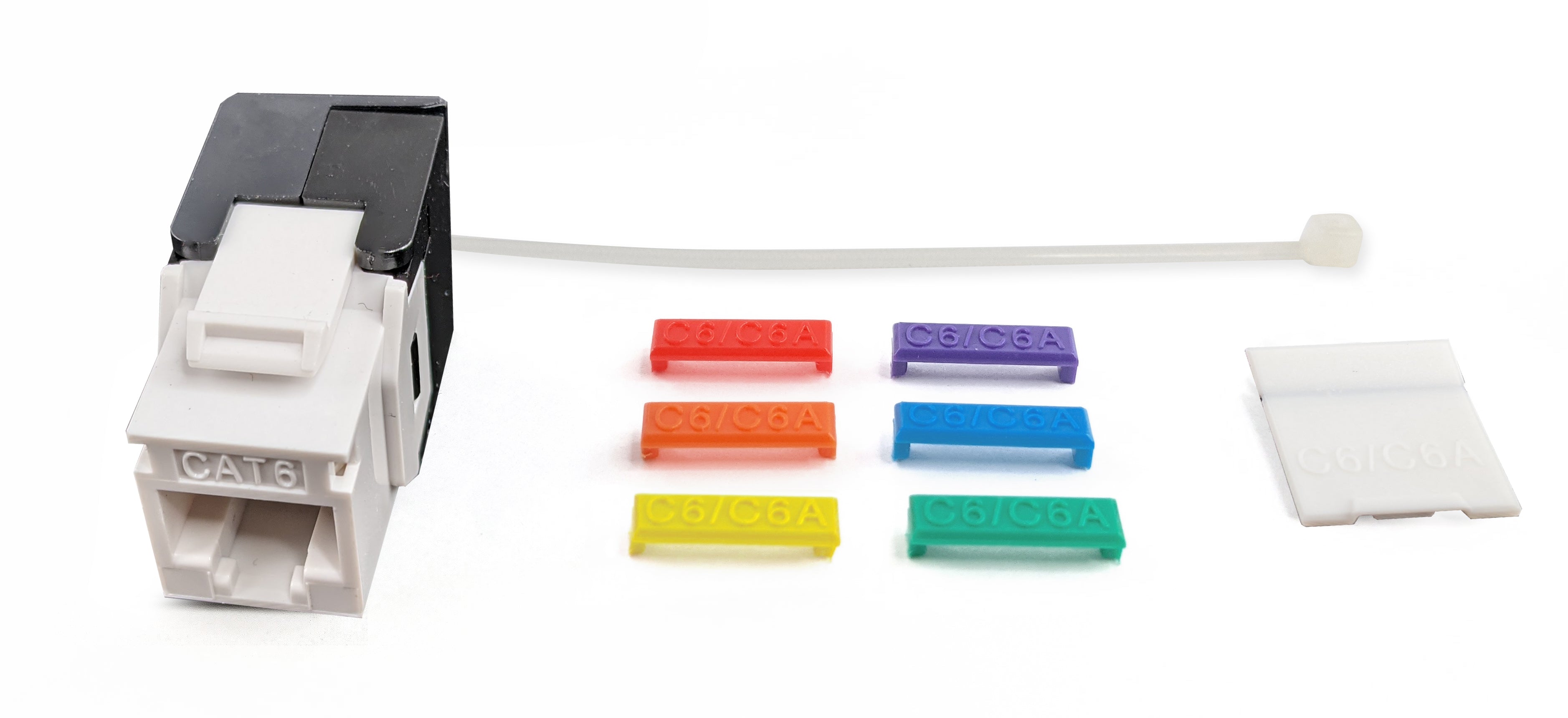 Simply45 10G CAT6A/6 UTP Keystone hvid
