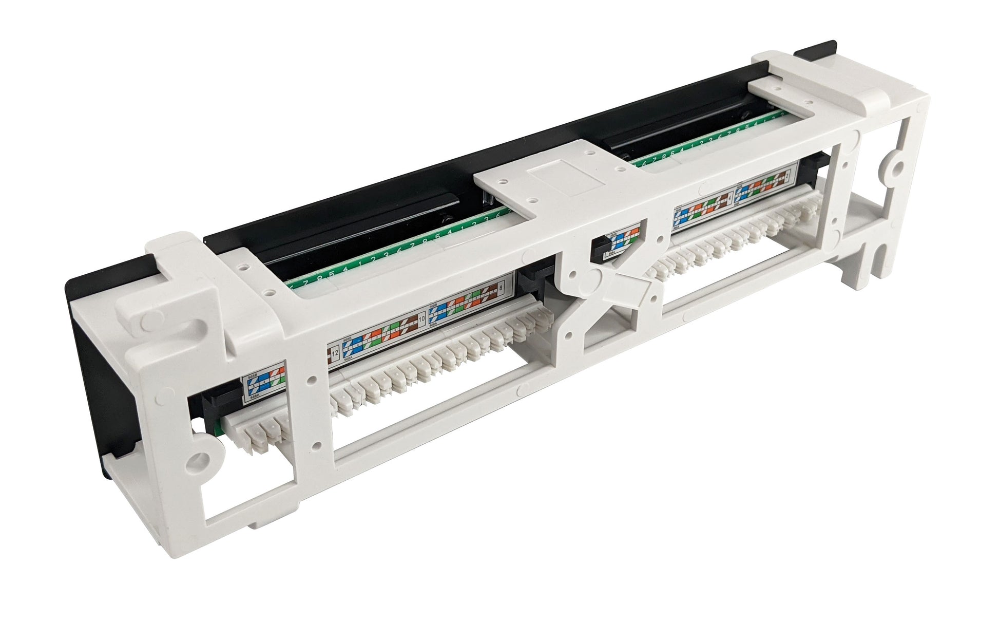 Simply45 Patchpanel til væg 12 port CAT6 UTP loaded