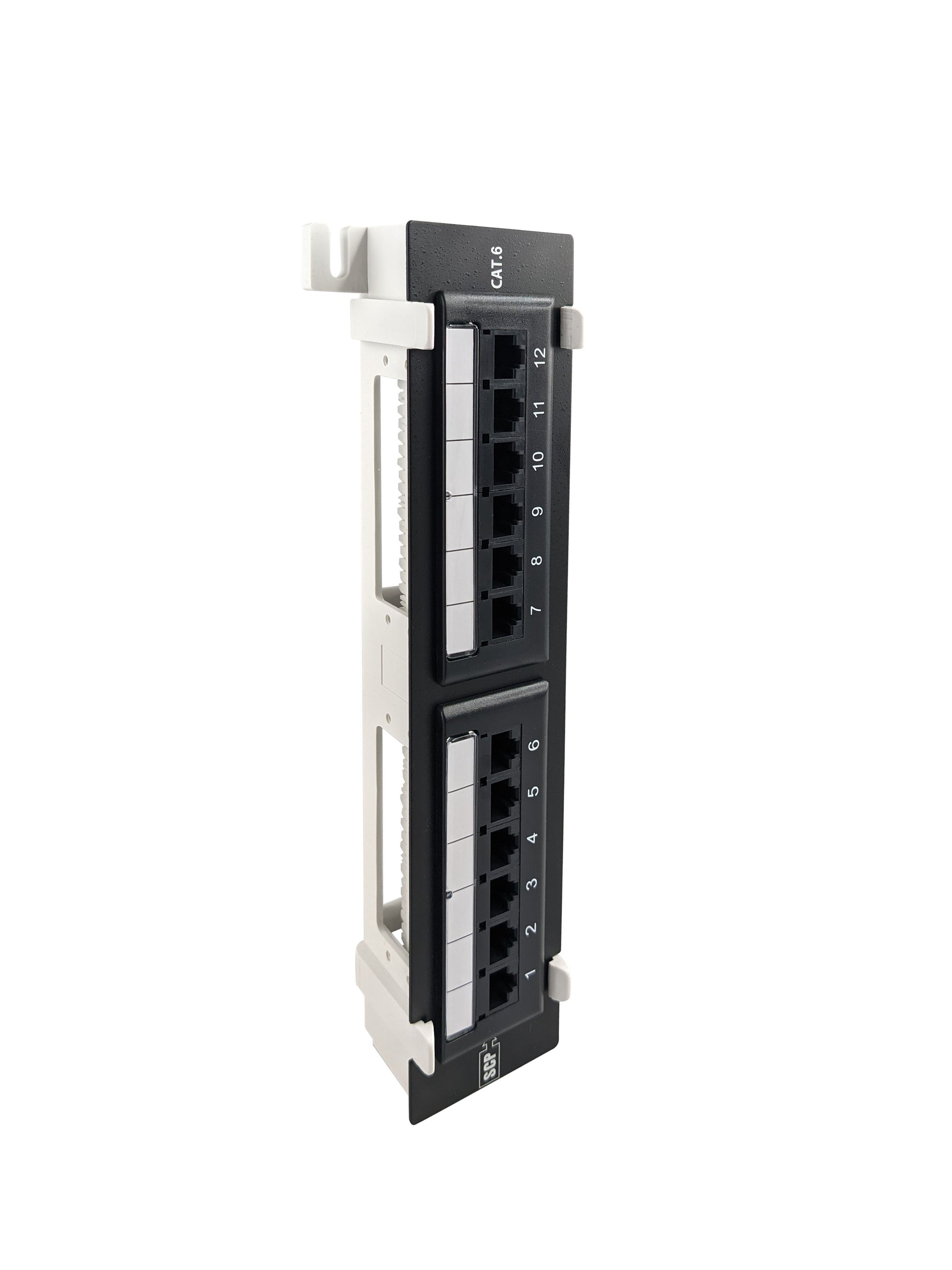 Simply45 Patchpanel til væg 12 port CAT6 UTP loaded