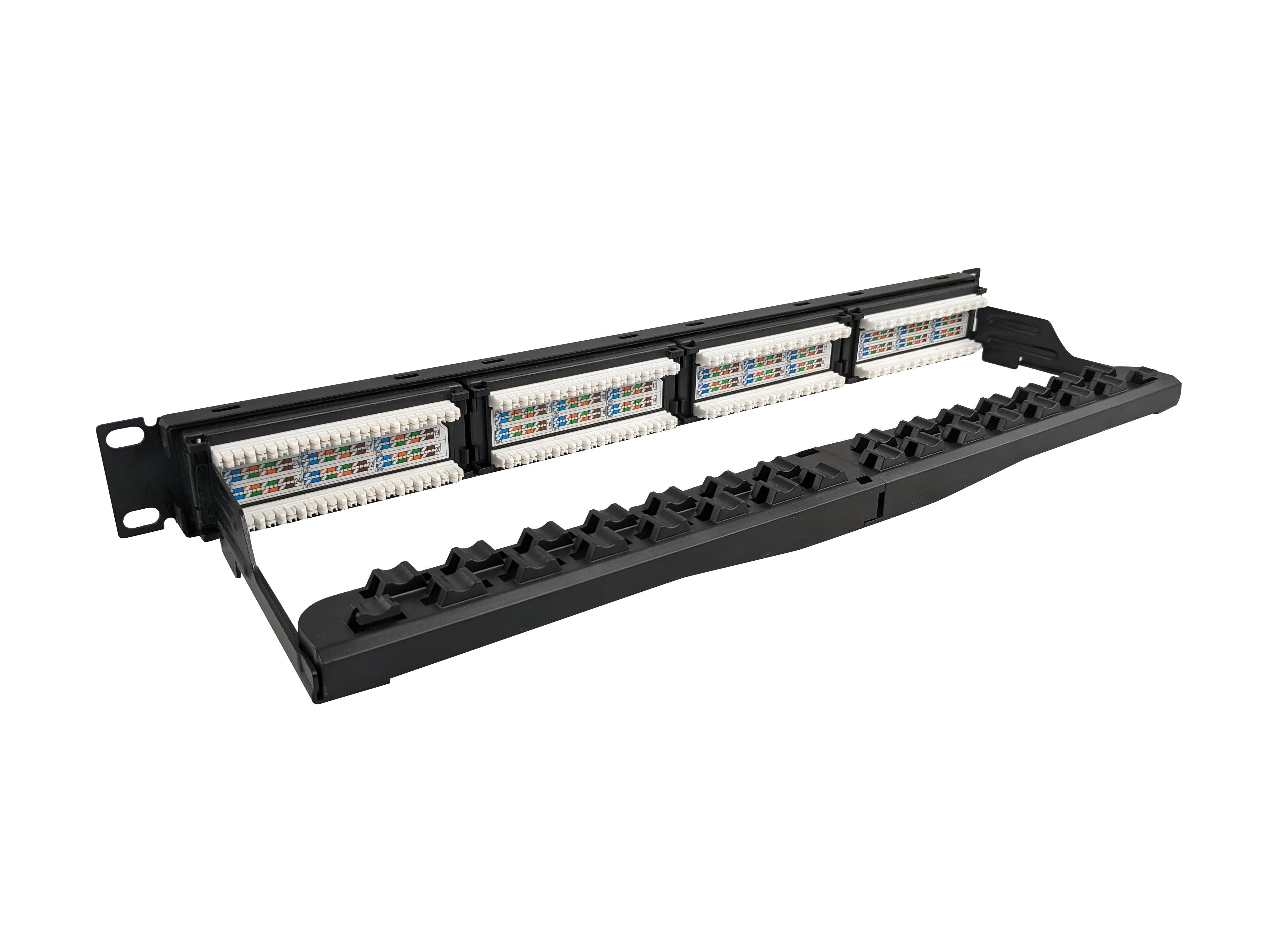 Simply45 Patchpanel Rack 24 Porte CAT6 UTP Loaded