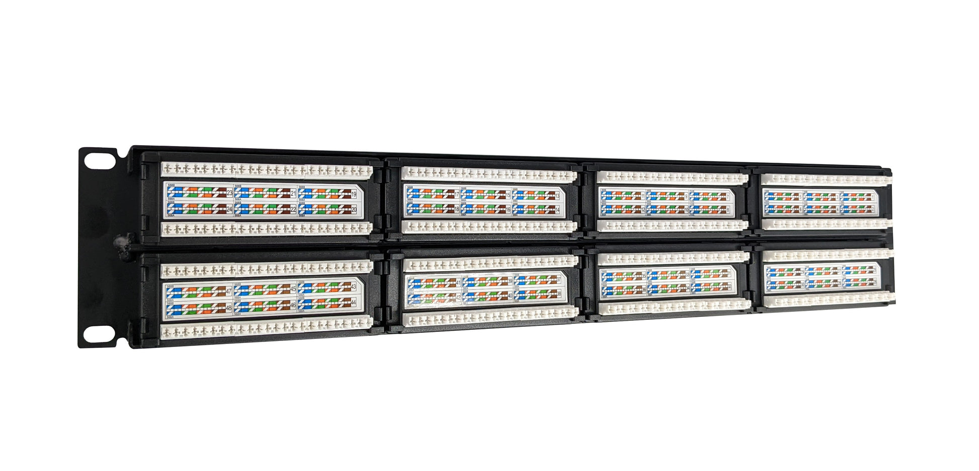 Simply45 Patchpanel Rack 24 Porte CAT6 UTP Loaded