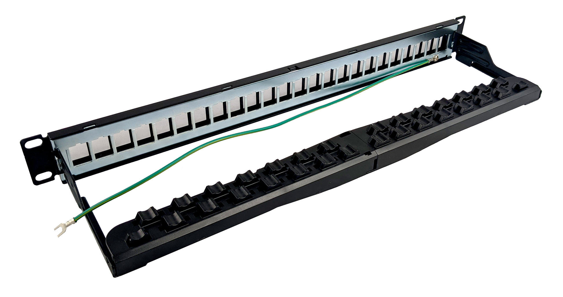 Simply45 Patchpanel Rack 24 Port STP Skærmet Unloaded 1U