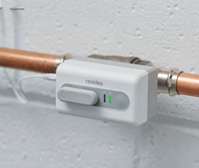 Resideo Braukmann Waterstop WiFi vandlækagestopventil 3/4". Inkl. vandalarm og kabel