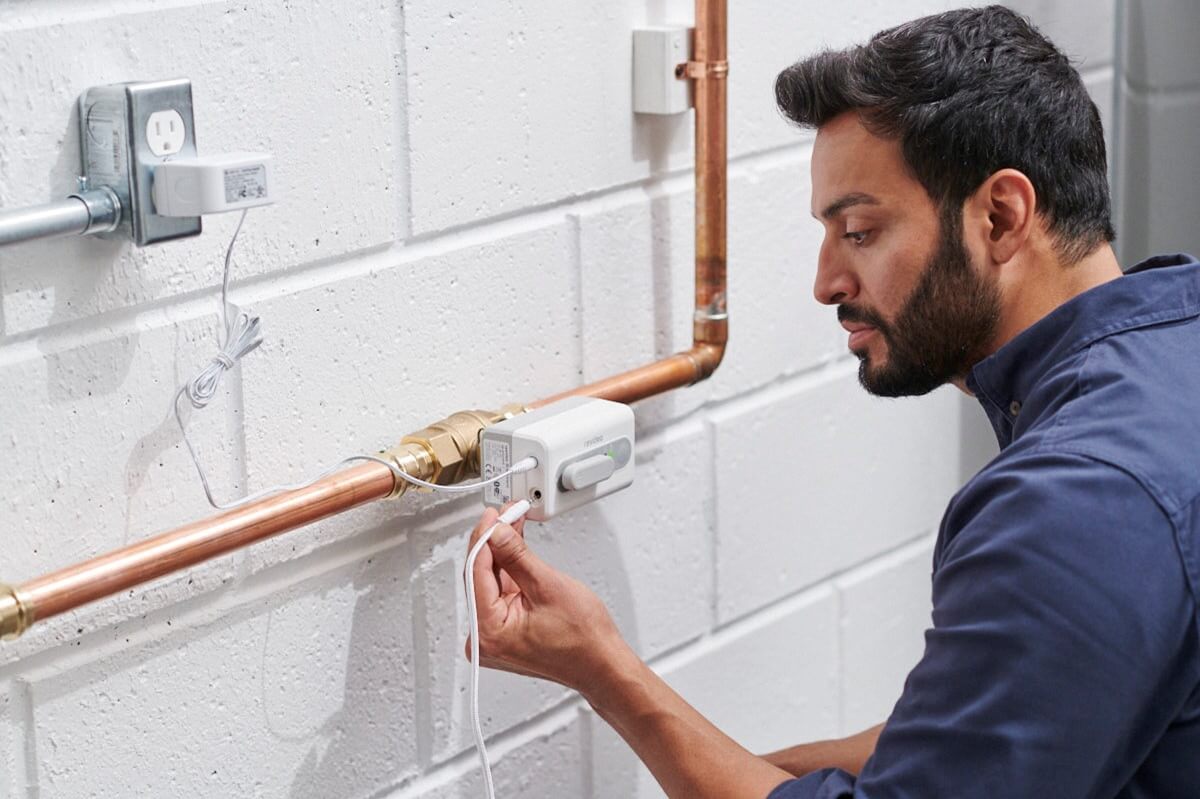 Resideo Braukmann Waterstop WiFi vandlækagestopventil 3/4". Med vandkabel