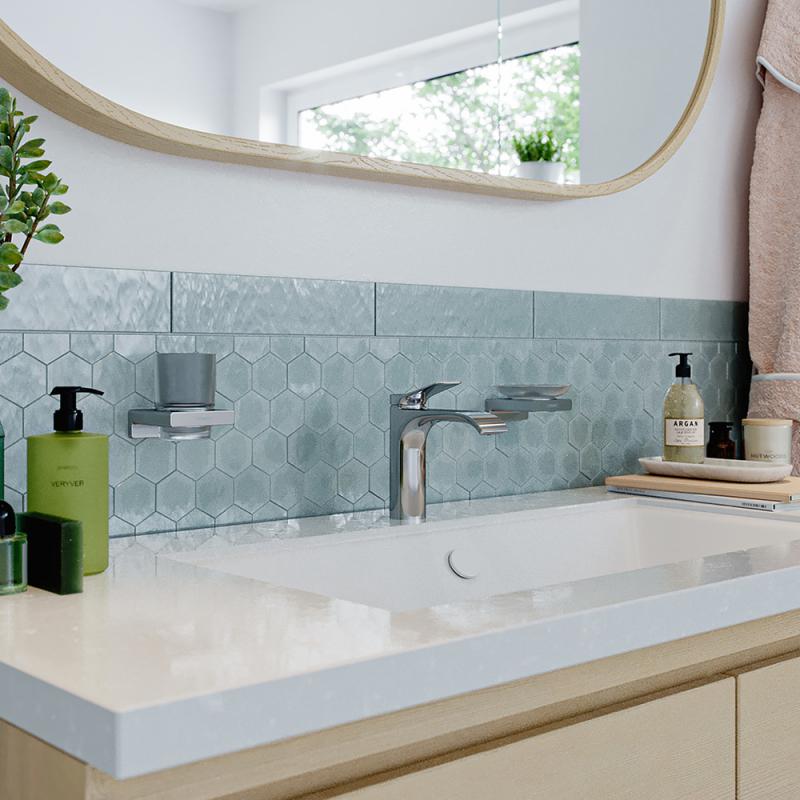 Hansgrohe Vivenis håndvaskarmatur 133mm med løft-op BV, krom