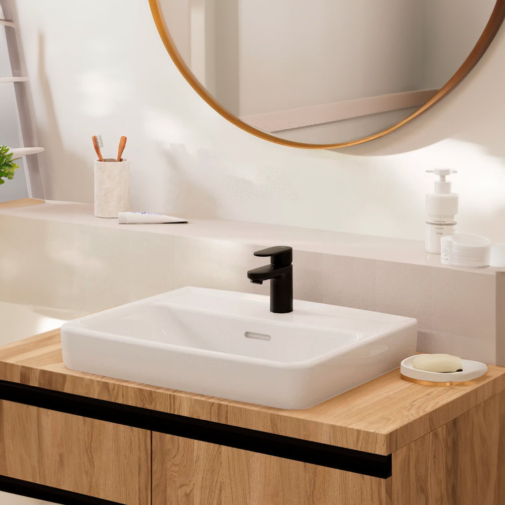 Hansgrohe Vernis Blend håndvaskarmatur 70 u/bv, mat sort