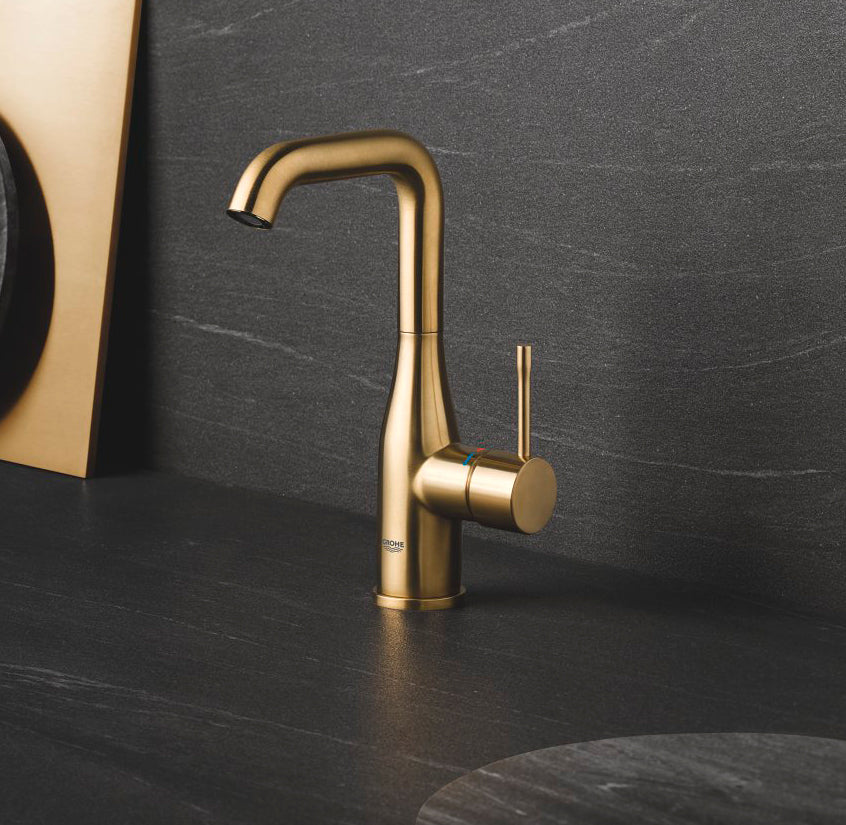 GROHE EssenceEtgrebsbatteri til håndvask, børstet cool sunrise