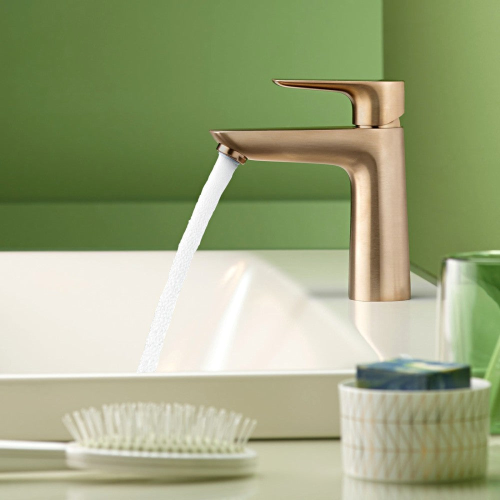 Hansgrohe Talis E 110 håndvaskarmatur med løft-op BV, børstet bronze