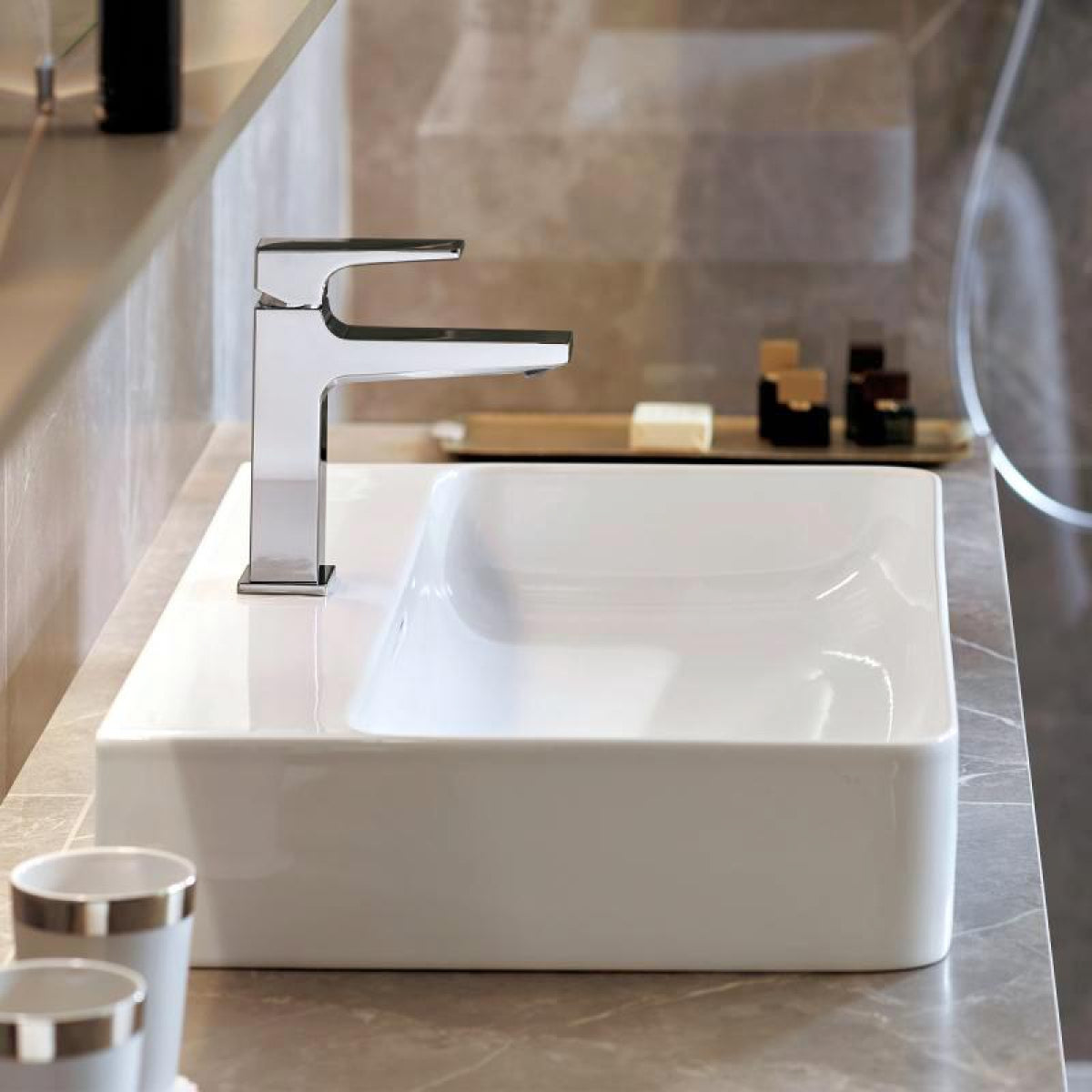 Hansgrohe Metropol 110 håndvaskarmatur m/push-open BV, krom
