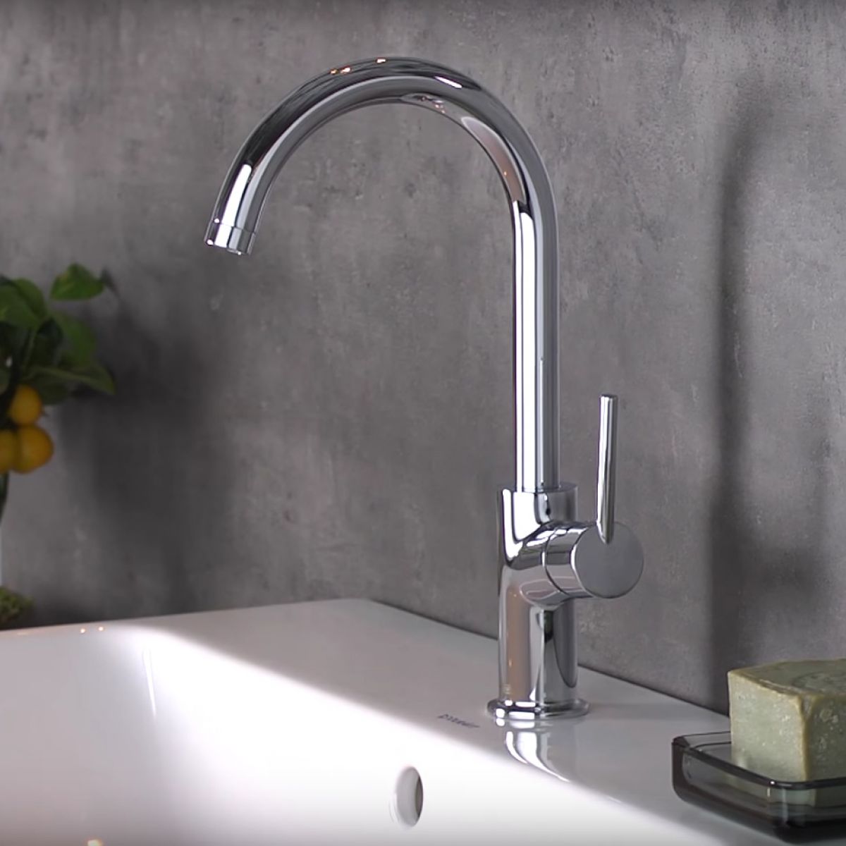 Hansgrohe Talis 210 håndvaskarmatur, med push-open BV, krom