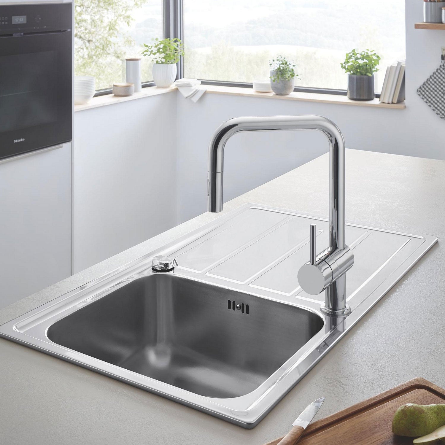 Grohe Minta køkkenarmatur med U-tud og udtræk
