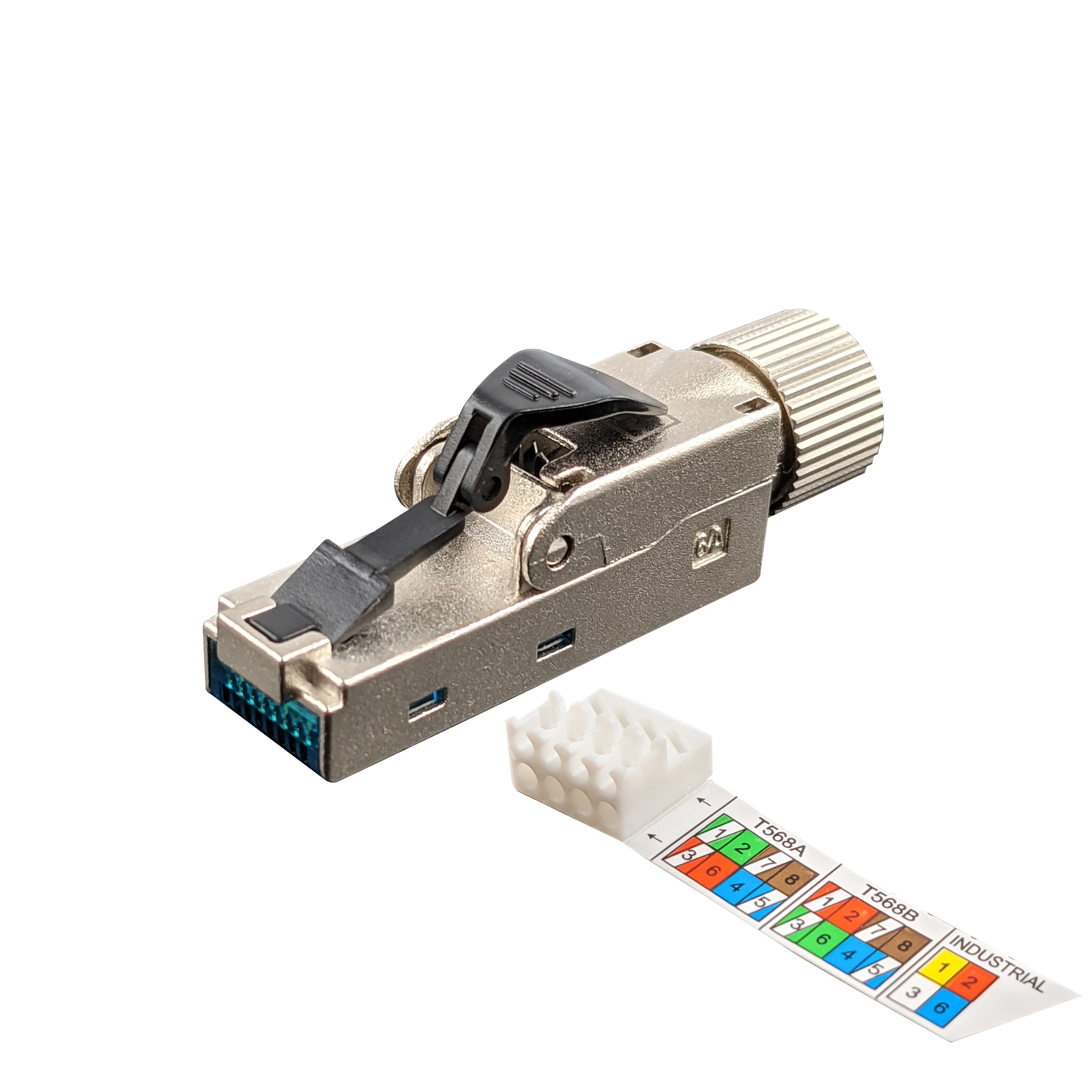 Simply45 RJ45 Værktøjsfri 10G CAT7A/6A/6 skærmet 1 stk.