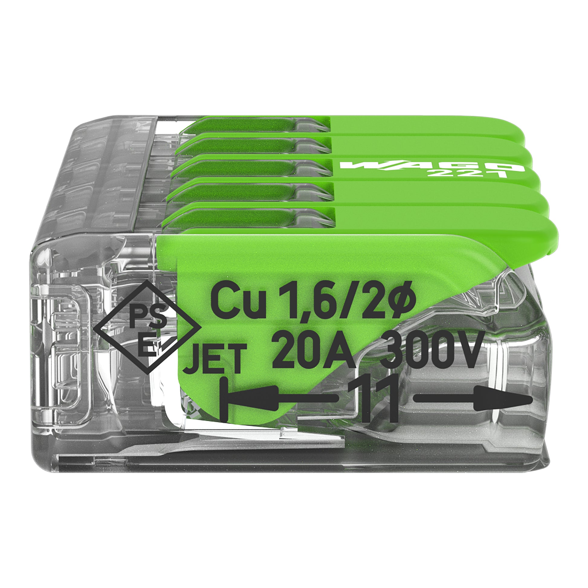 GREEN SAMLEMUFFE M/VIPPEPAL 5 POLET