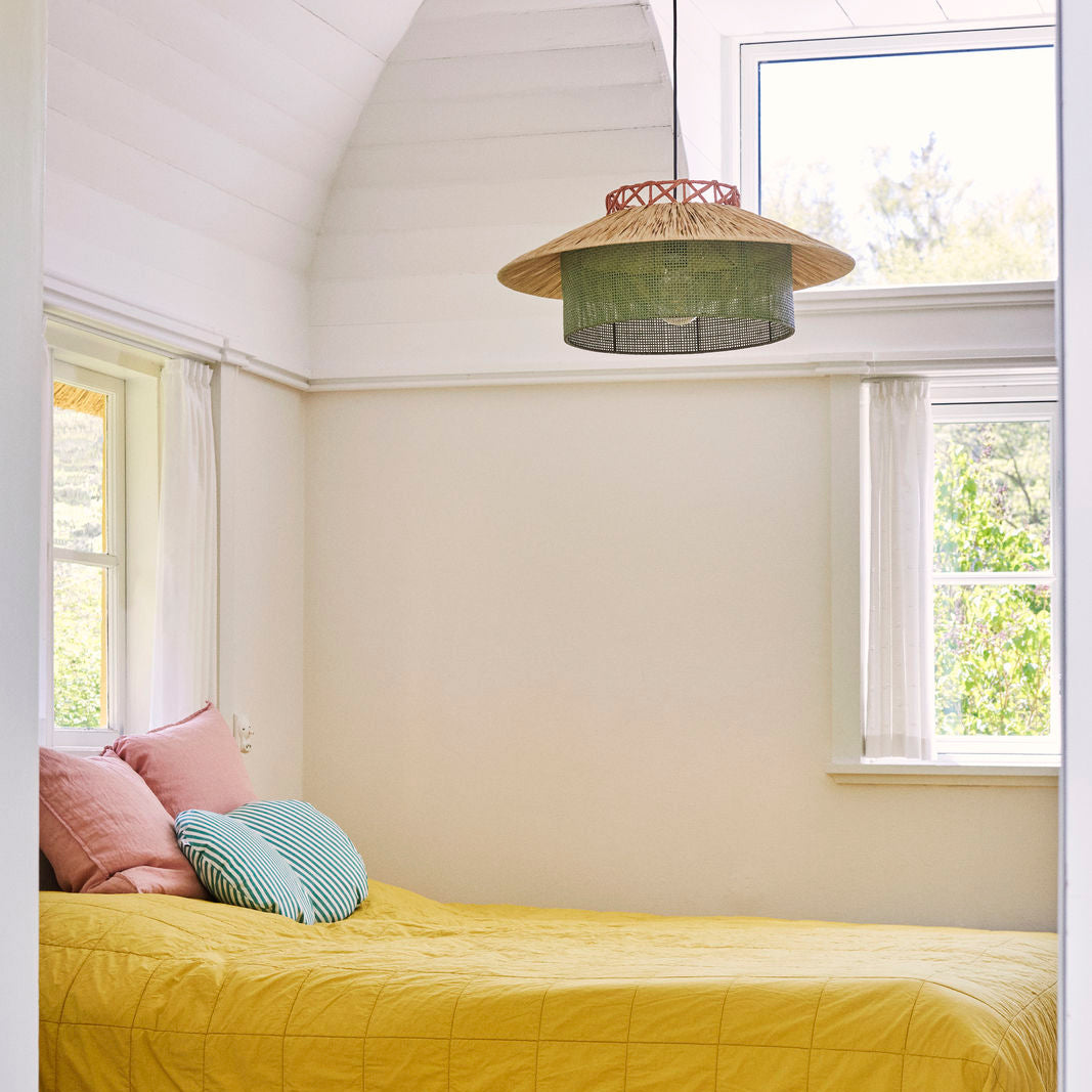 Jore Copenhagens loftlampe Kyoto grøn 58x24 cm