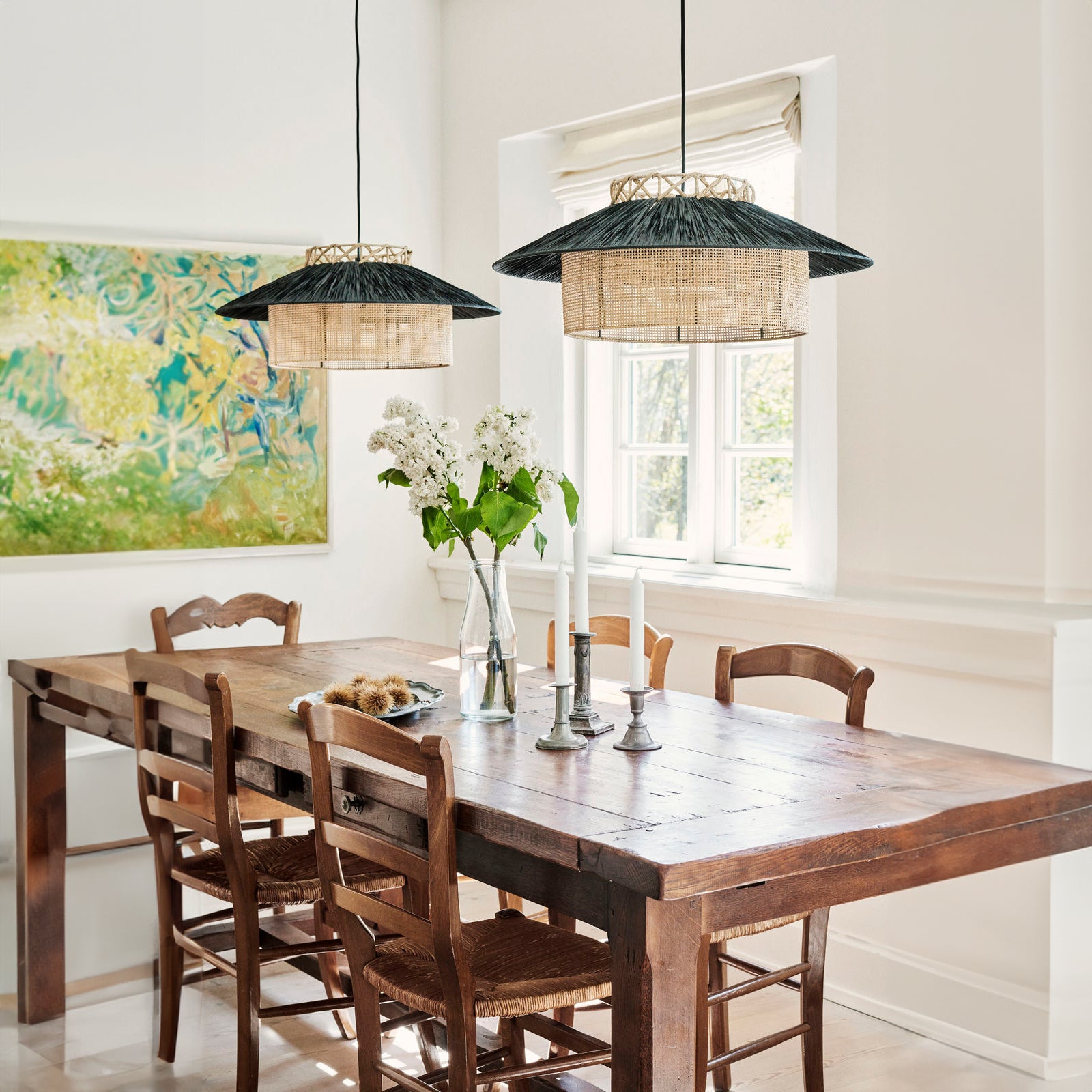 Jore Copenhagens loftlampe Kyoto sort 58x24 cm