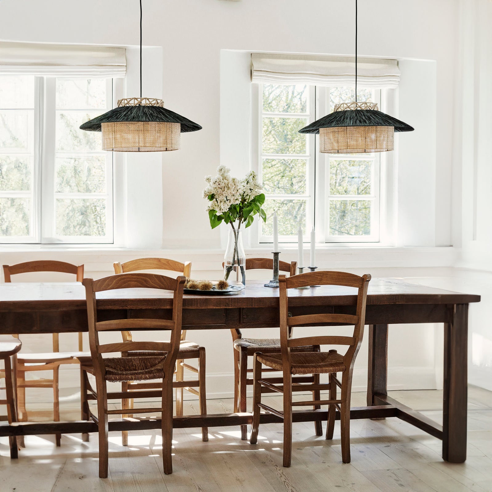 Jore Copenhagens loftlampe Kyoto sort 58x24 cm