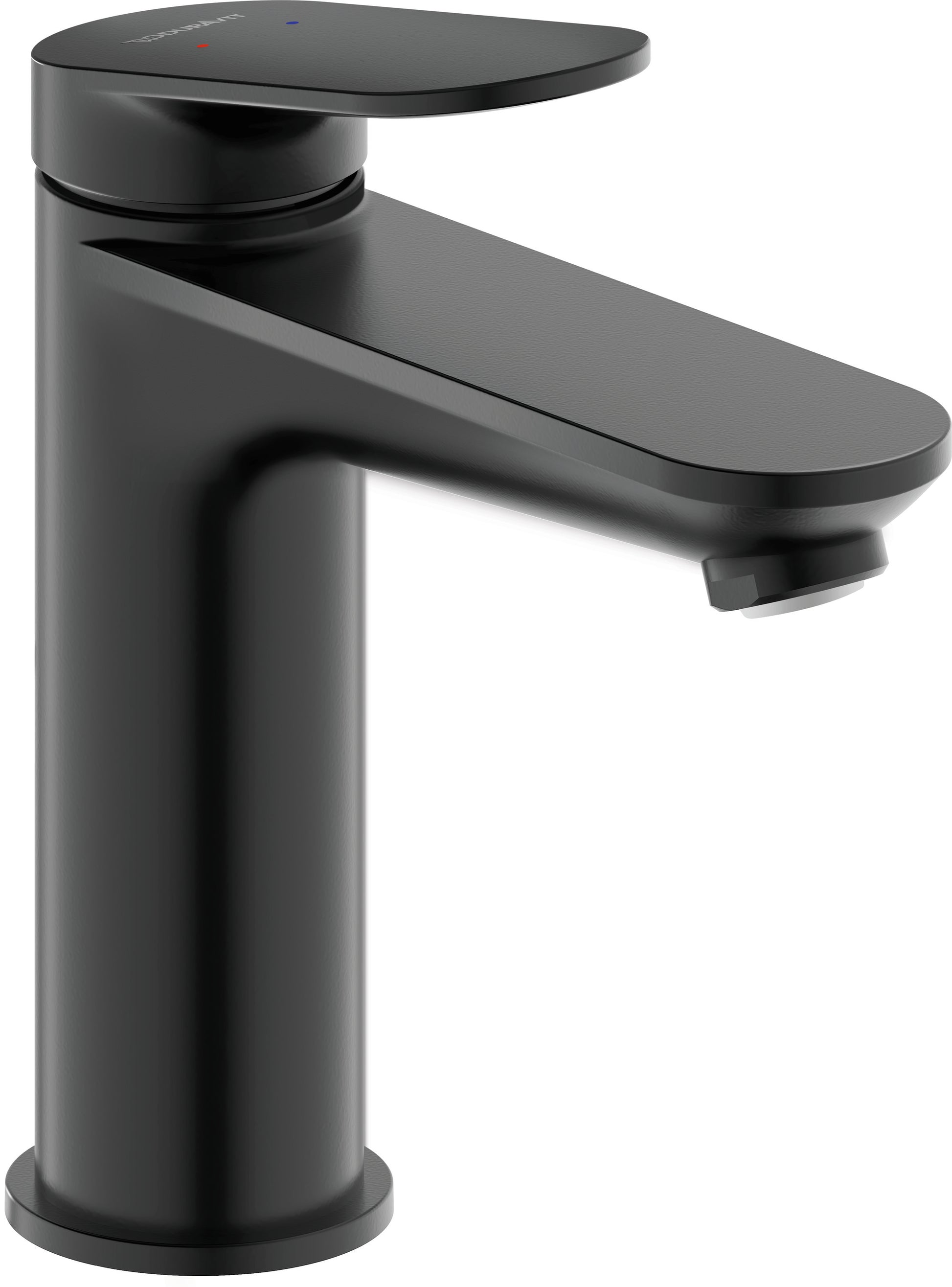 Duravit Wave M håndvaskarmatur i sort mat uden bundventil