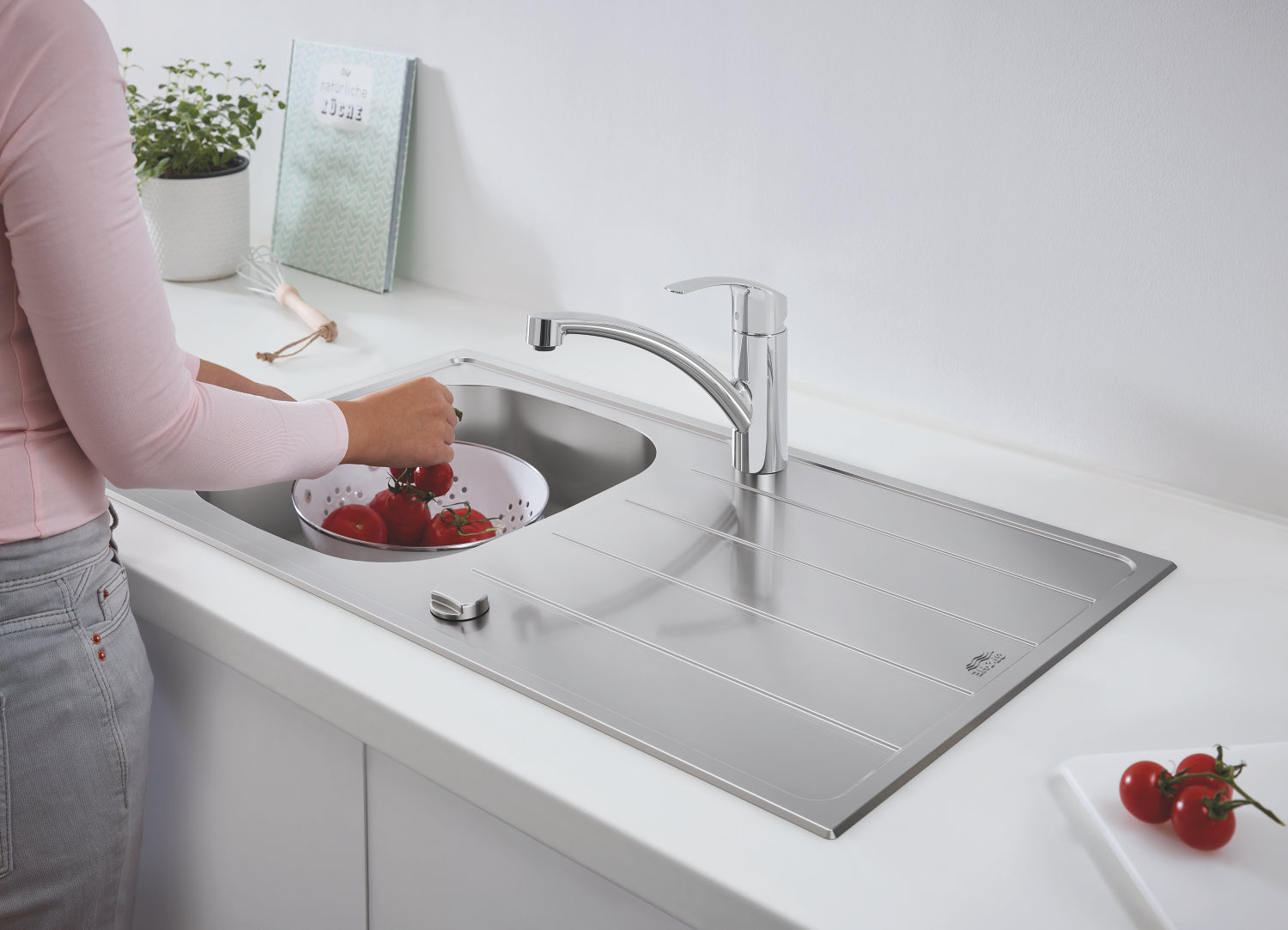 GROHE Køkkenvask og armatursæt, betsående af: K200 og Eurosmart