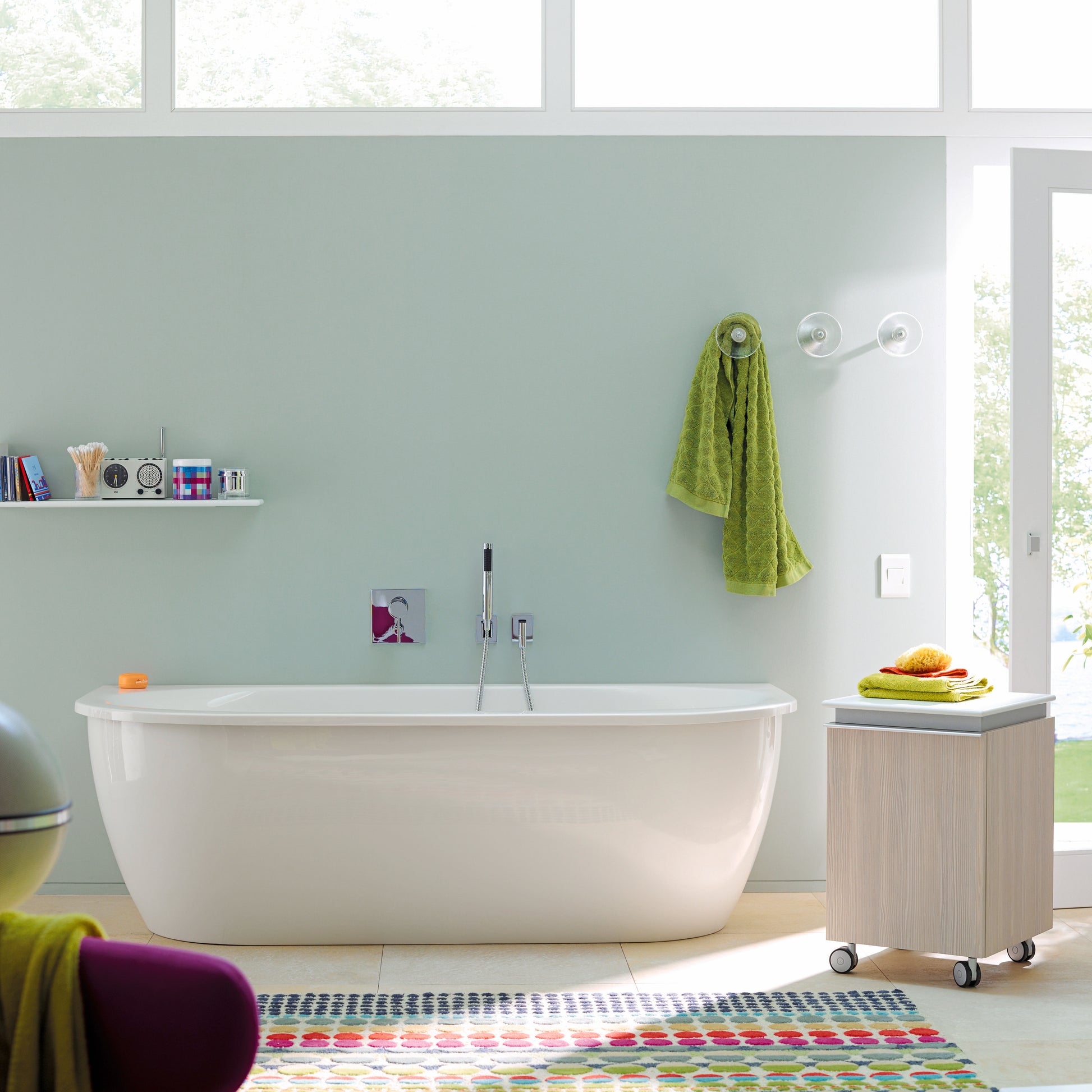 Darling new badekar 1900 x 900 mm med integreret panel