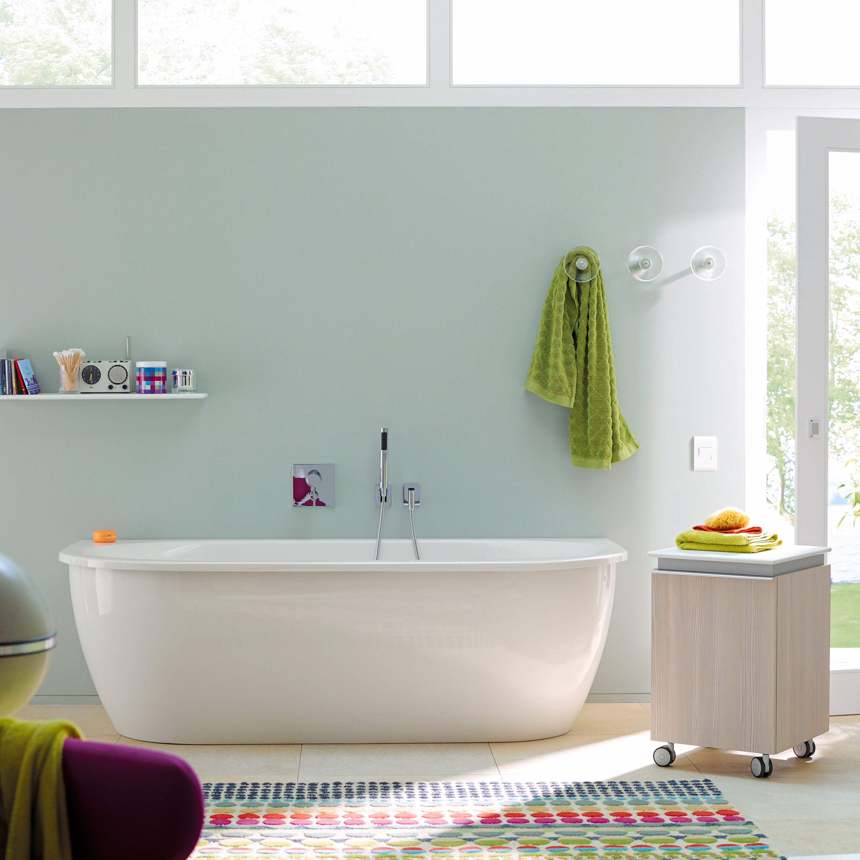 Darling new badekar 1900 x 900 mm med integreret panel