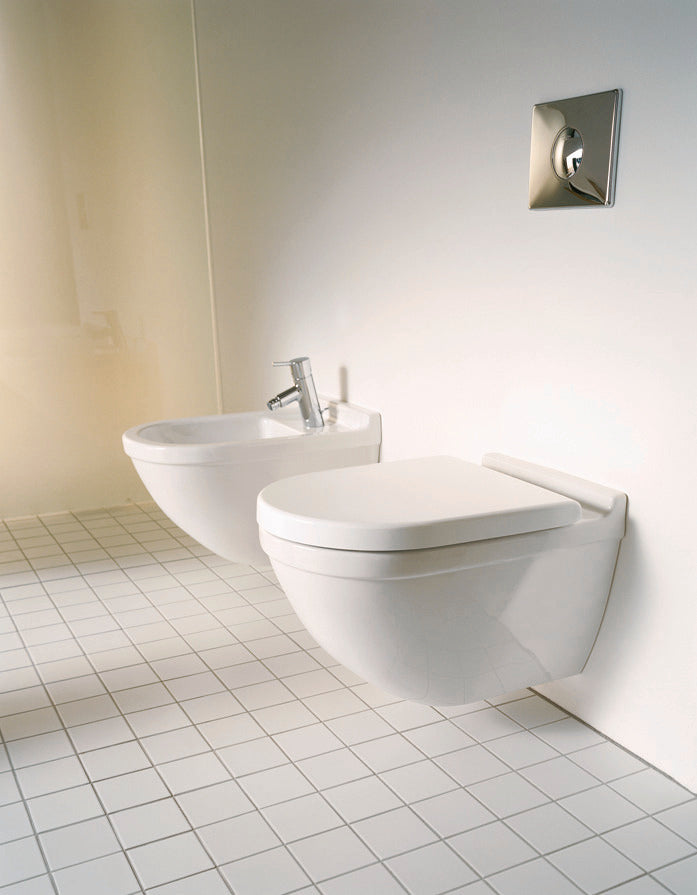 DURAVIT Starck 3 vægtoilet uden skyllerand, wondergliss