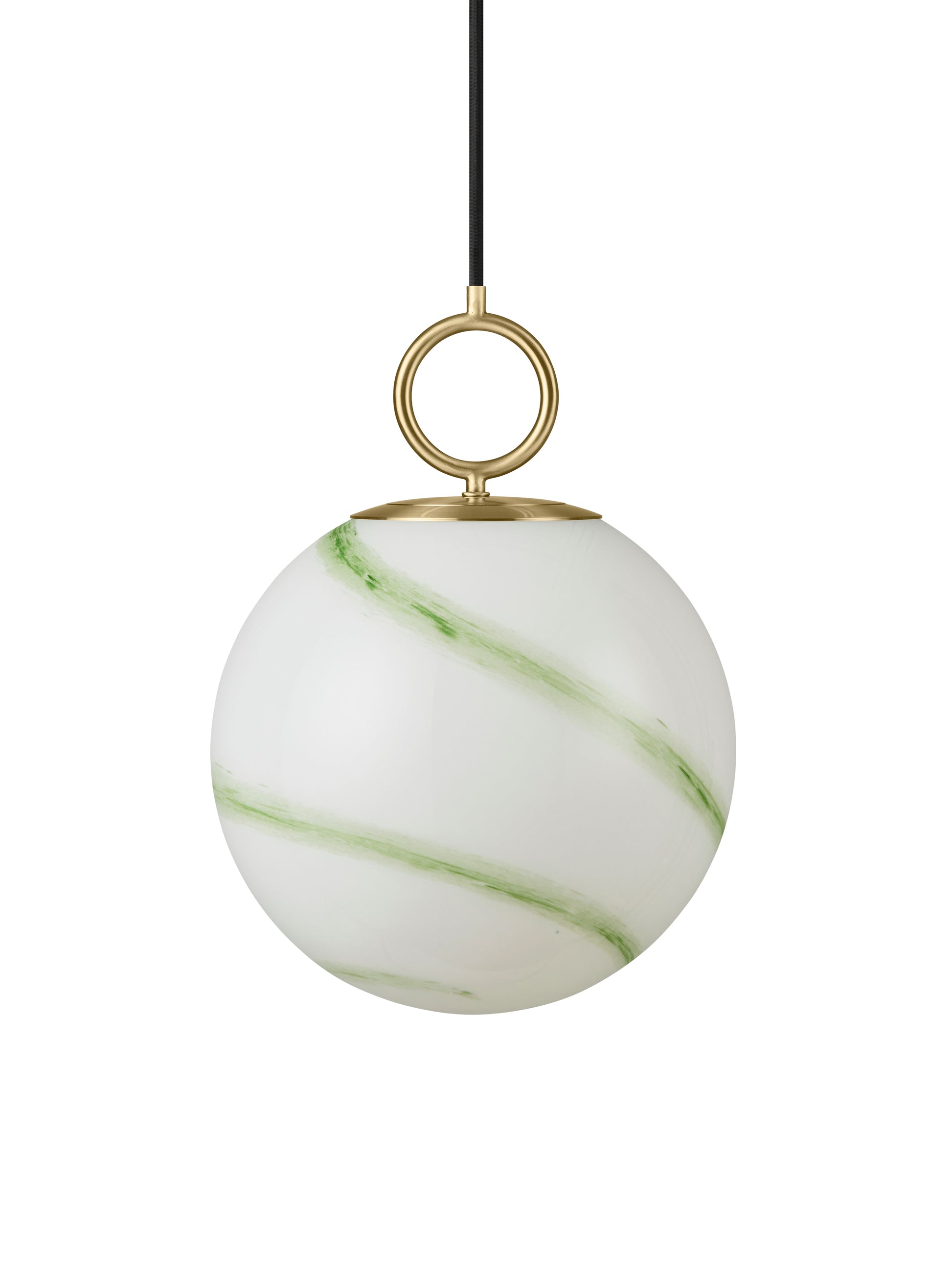 Stockholm pendel Ø25 marble grøn