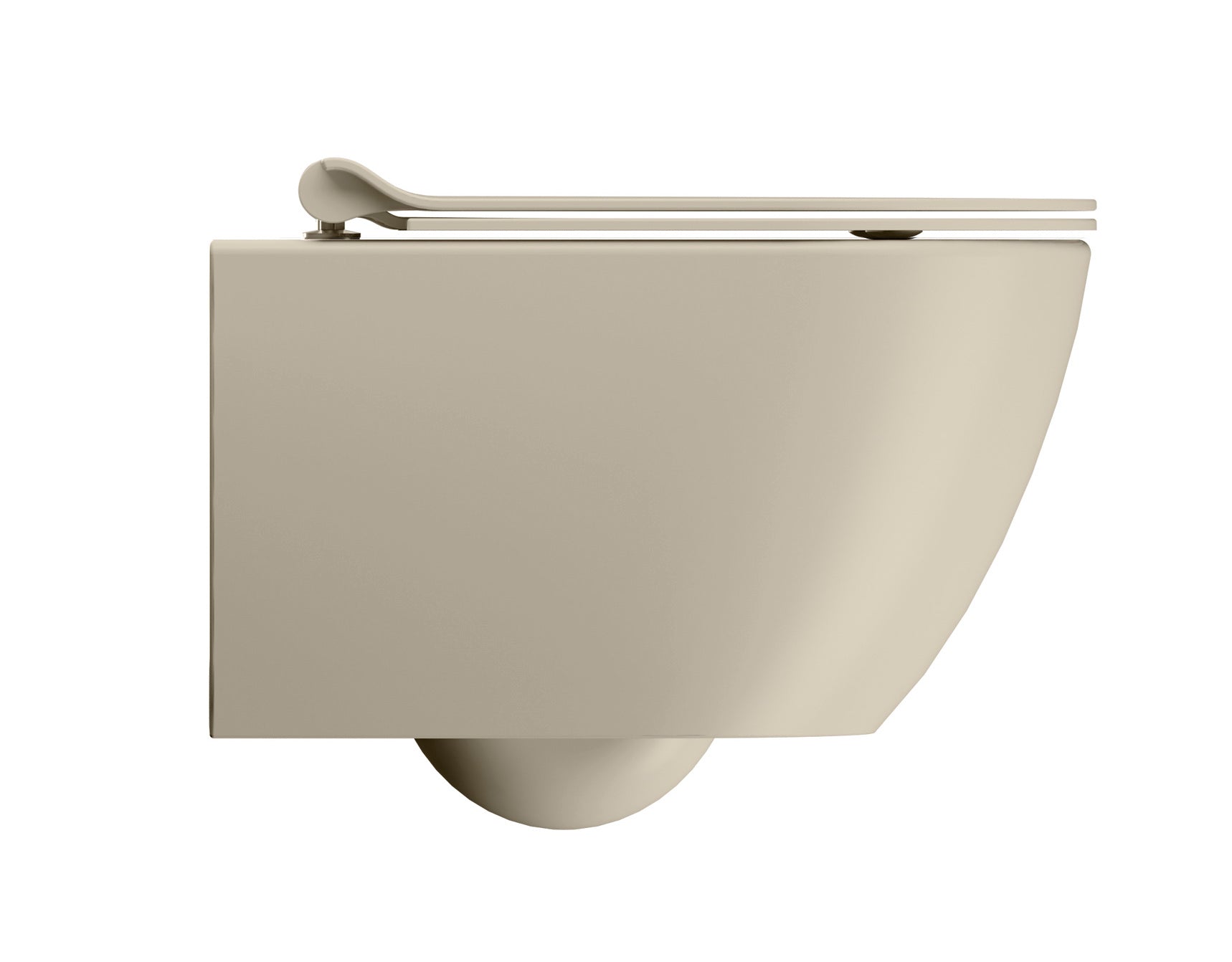 GSI Pura vægtoilet 50x36cm med Swirlflush, farve creta
