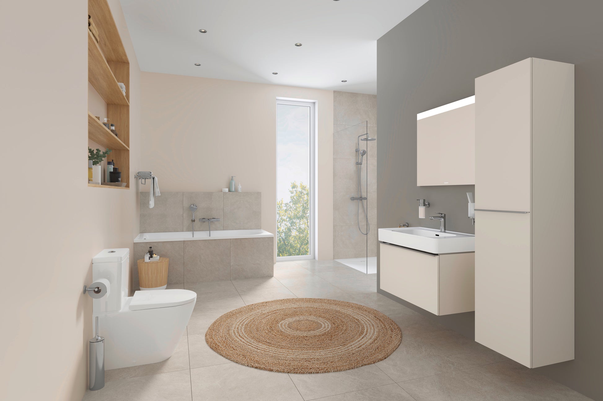 Duravit D-Neo gulvstående toilet, 650 mm, Rimless, HygineGlaze
