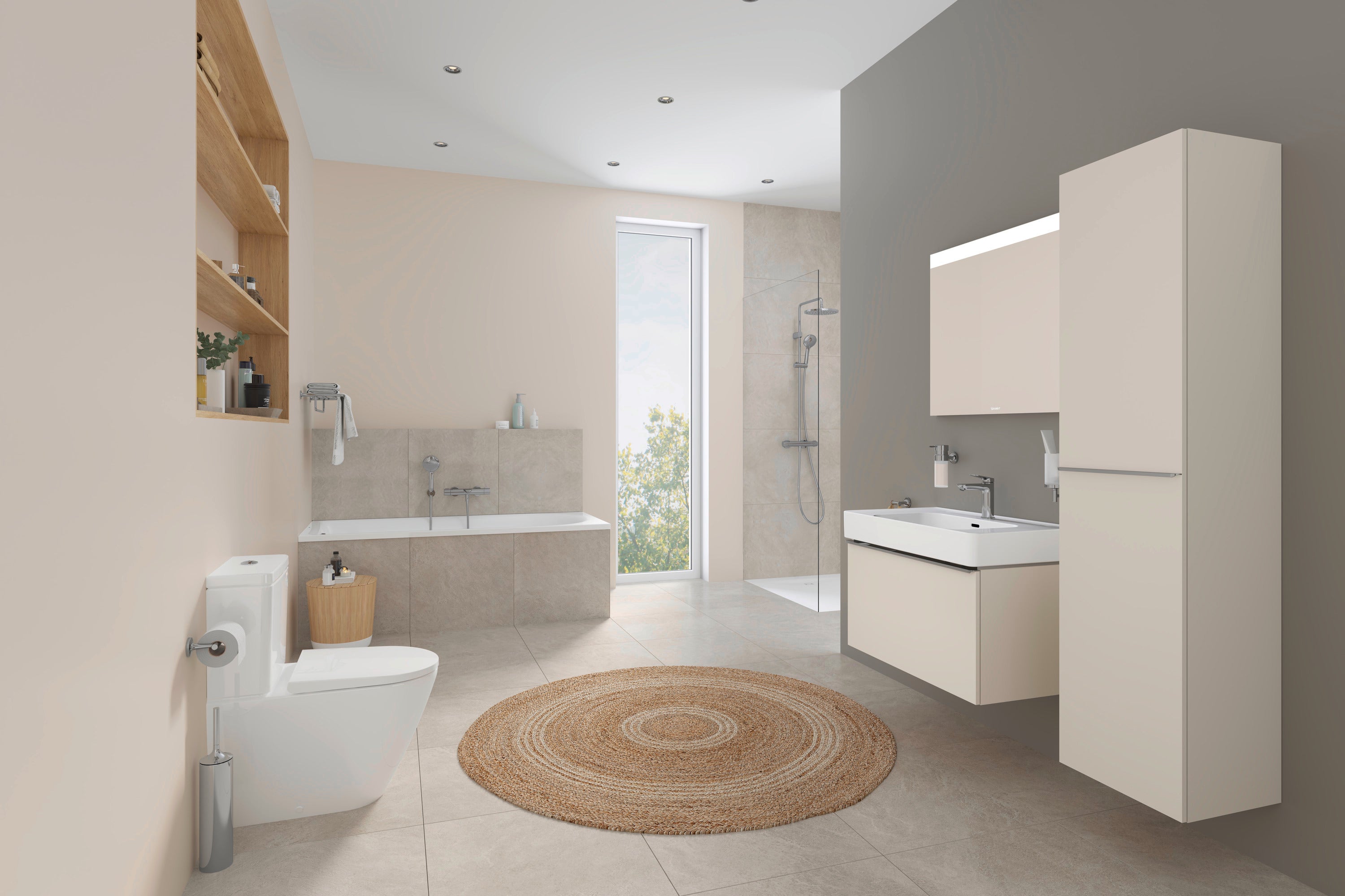 Duravit D-Neo gulvstående toilet, 650 mm, Rimless, HygineGlaze