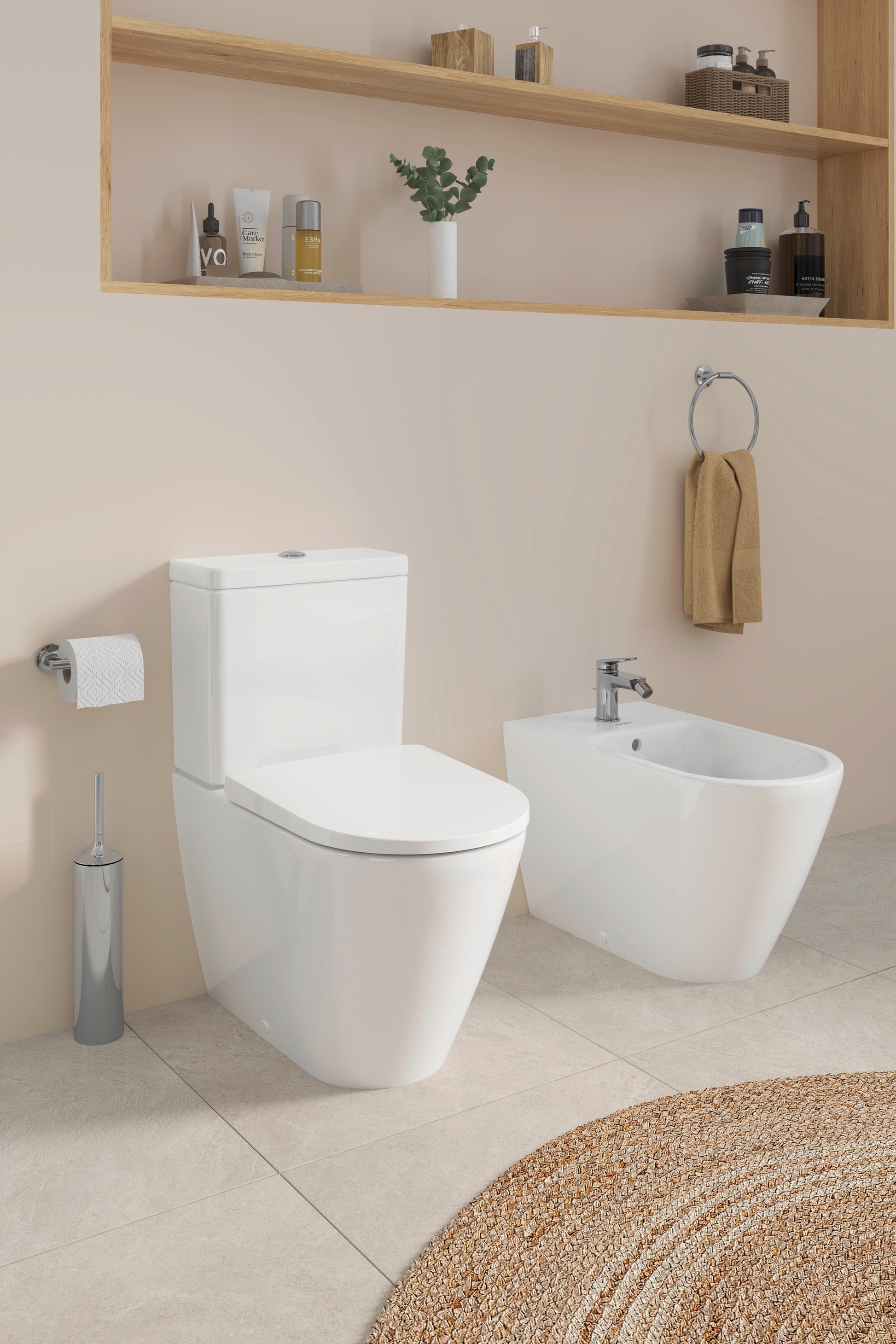 Duravit D-Neo gulvstående toilet, 650 mm, Rimless, HygineGlaze