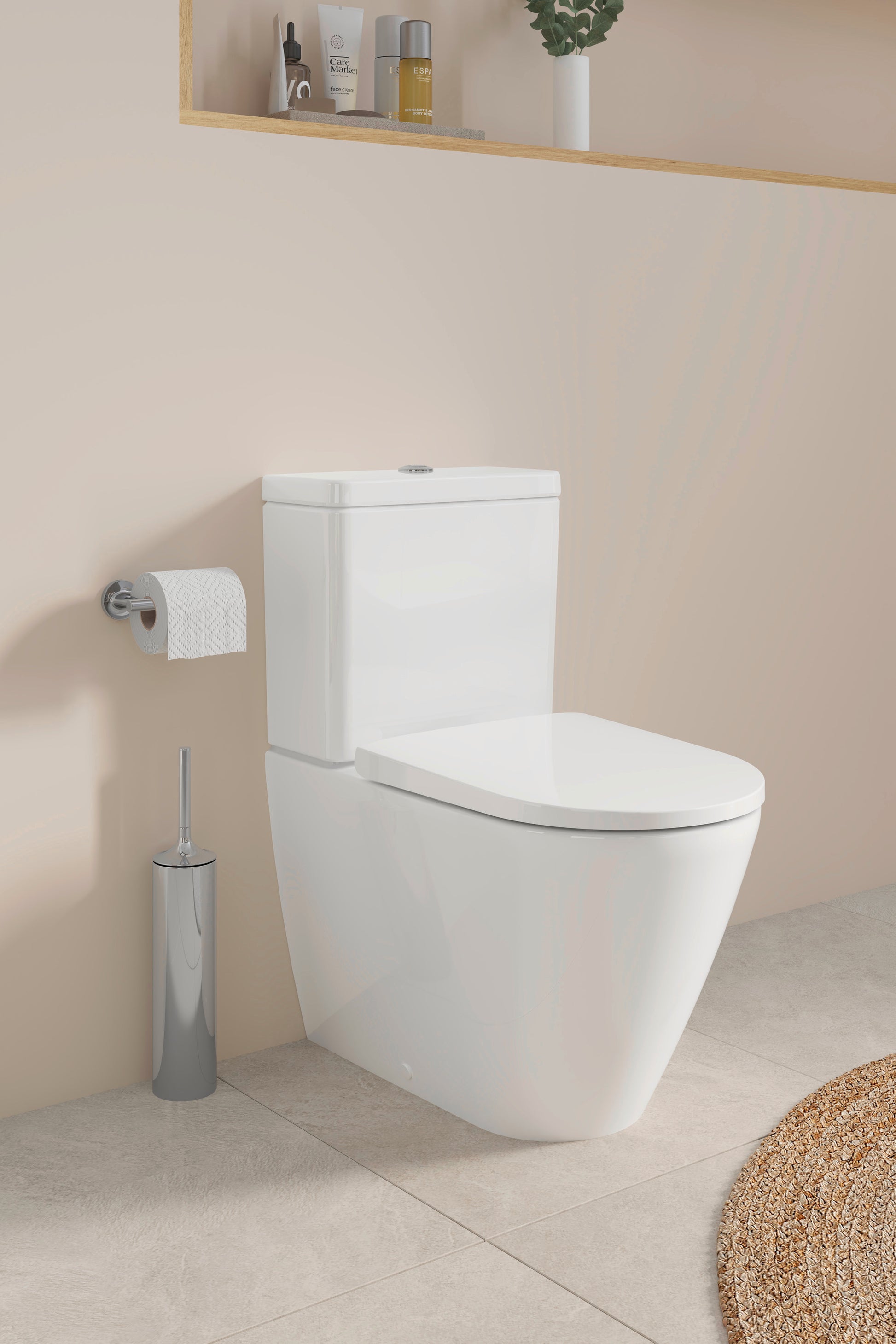 Duravit D-Neo gulvstående toilet, 650 mm, Rimless, HygineGlaze