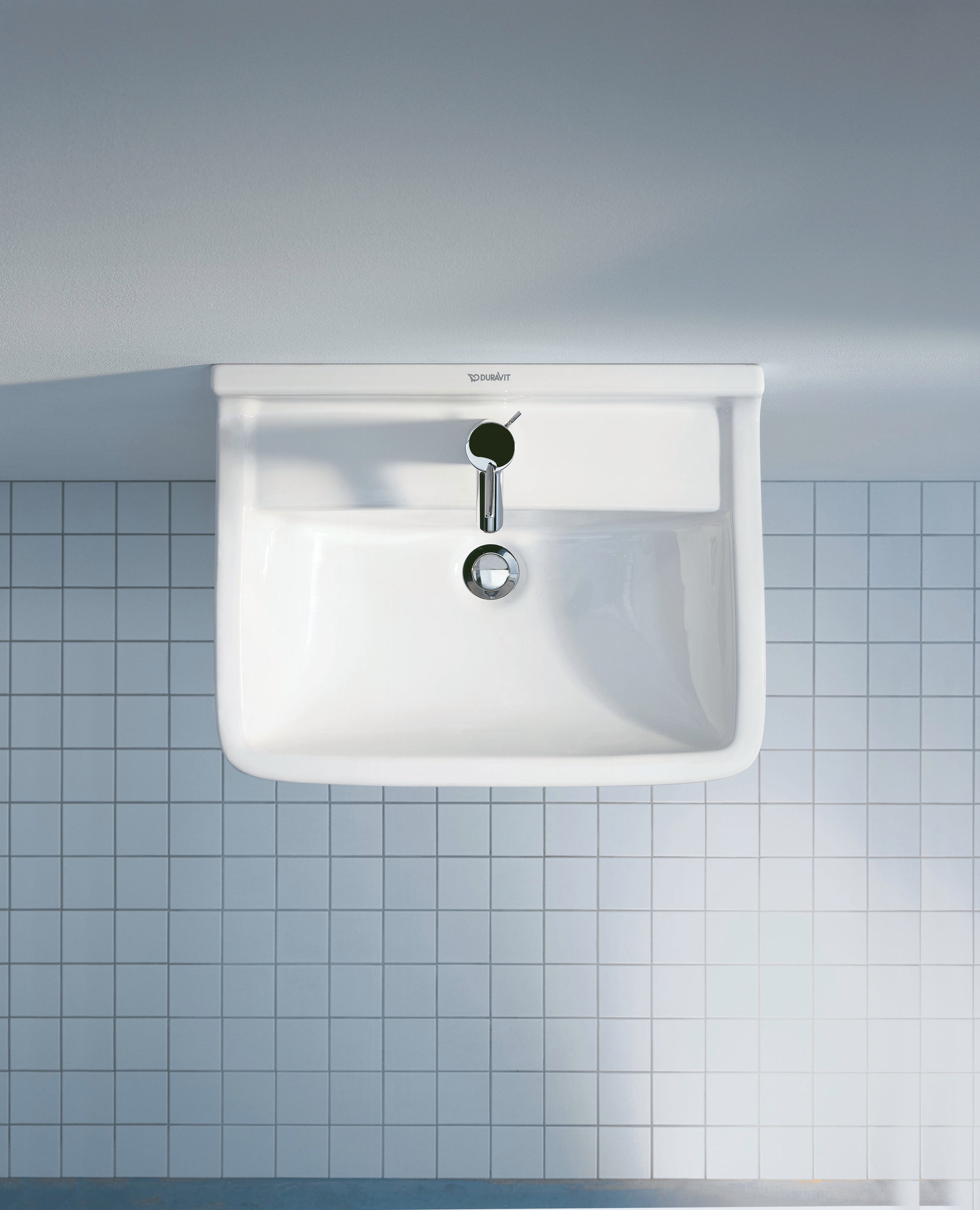 Starck 3 vask 60 cm med hanehul