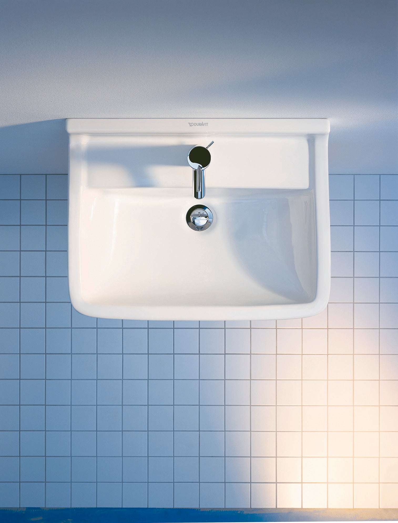 Starck 3 vask 65 cm med hanehul