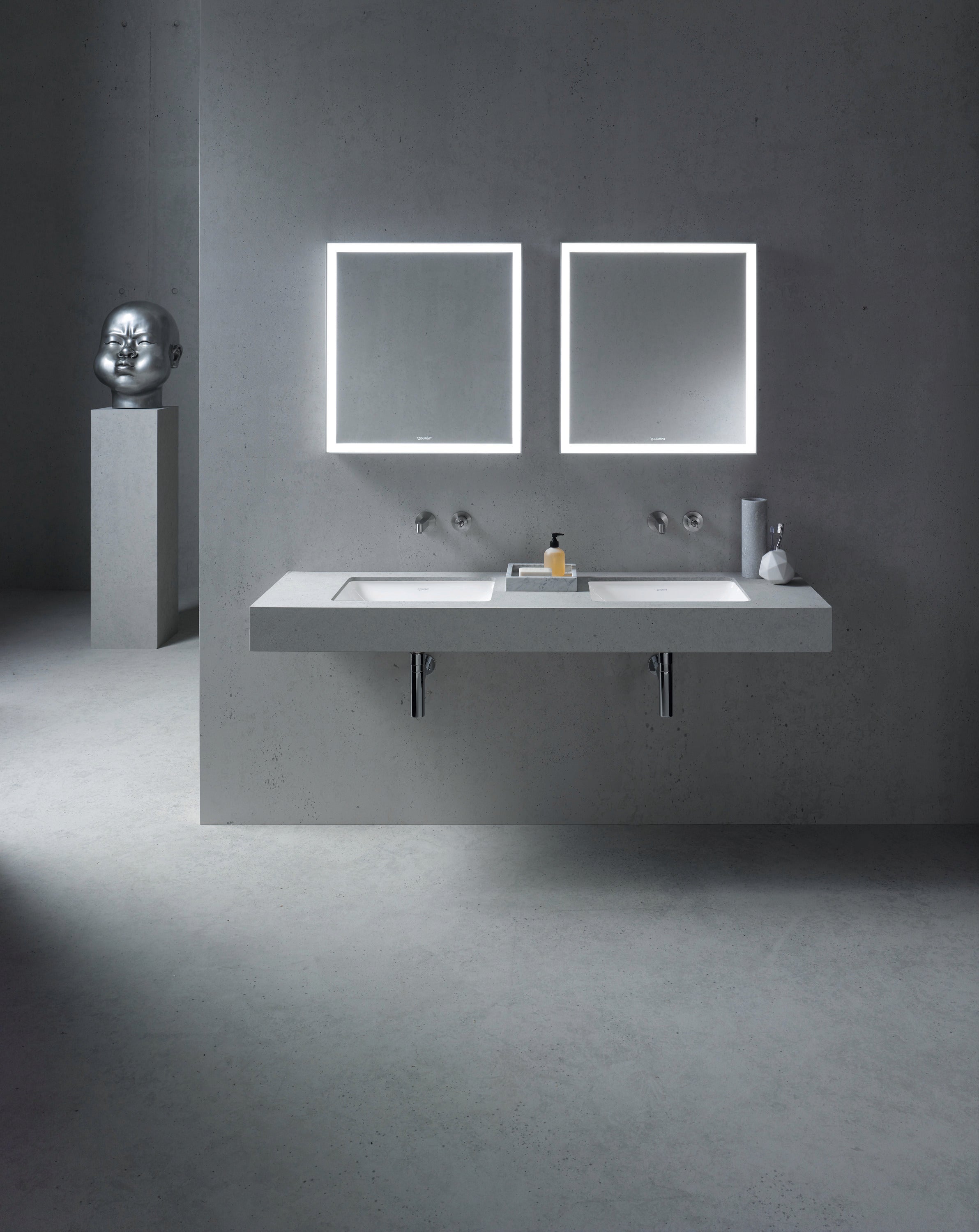Starck 3 vask til underlimning 49 x 36,5 cm med overløb uden hanehul