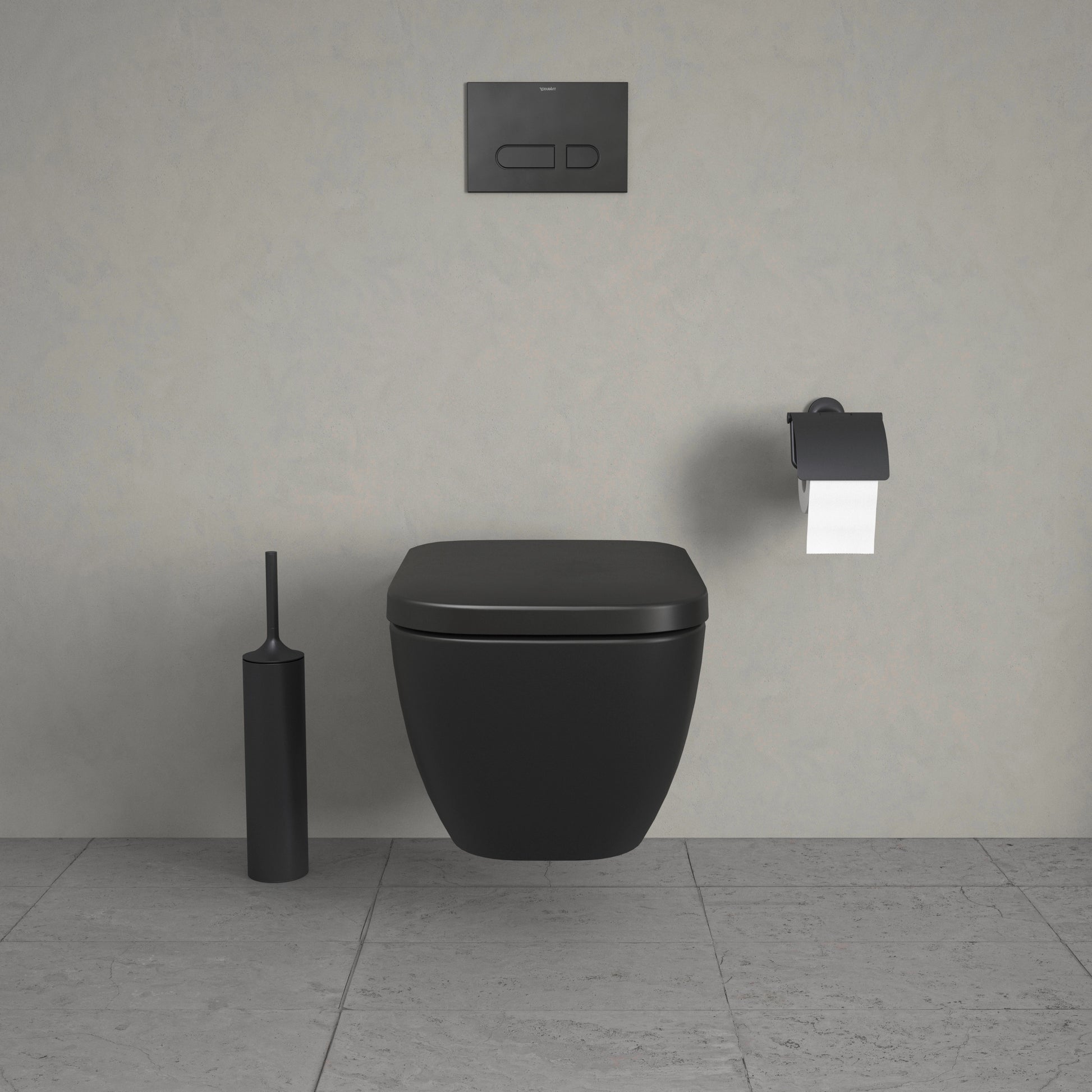 Duravit Happy D.2 toiletsæde med SoftClose, antracit