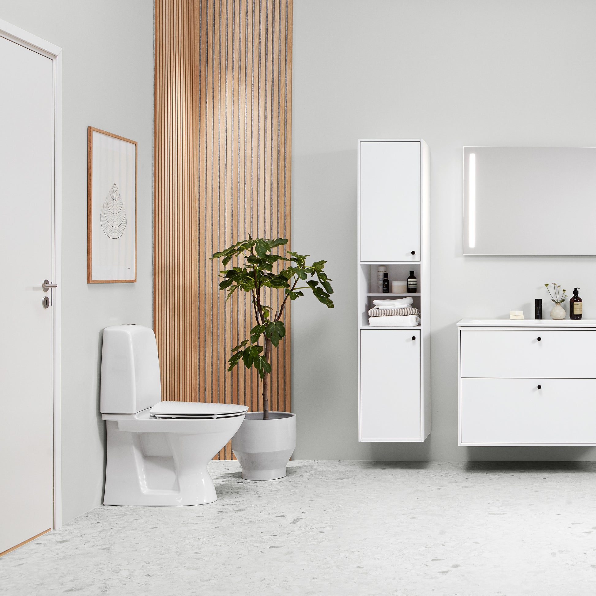 IFÖ Spira toilet med S-lås inkl. toiletsæde