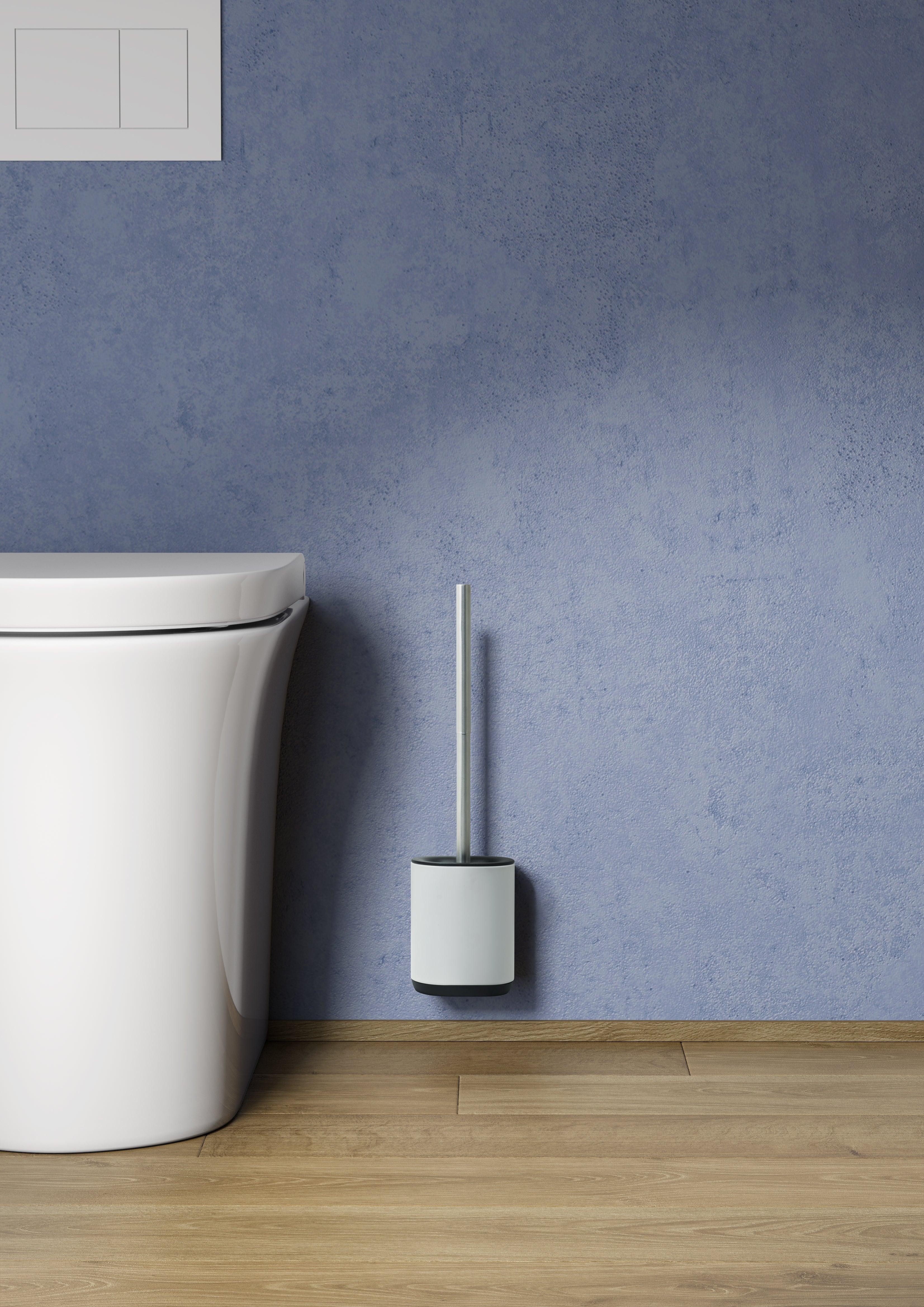 BIA Silikone toiletbørsteholder Hvid