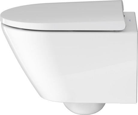 Duravit D-Neo Vægtoilet Compact, 480 mm, Rimless,