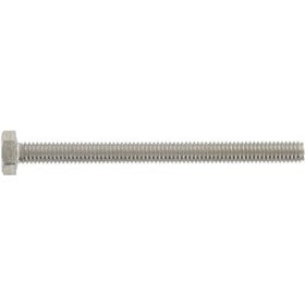 Sætskrue M6 x 10 mm, A4, DIN 933, 6-kant