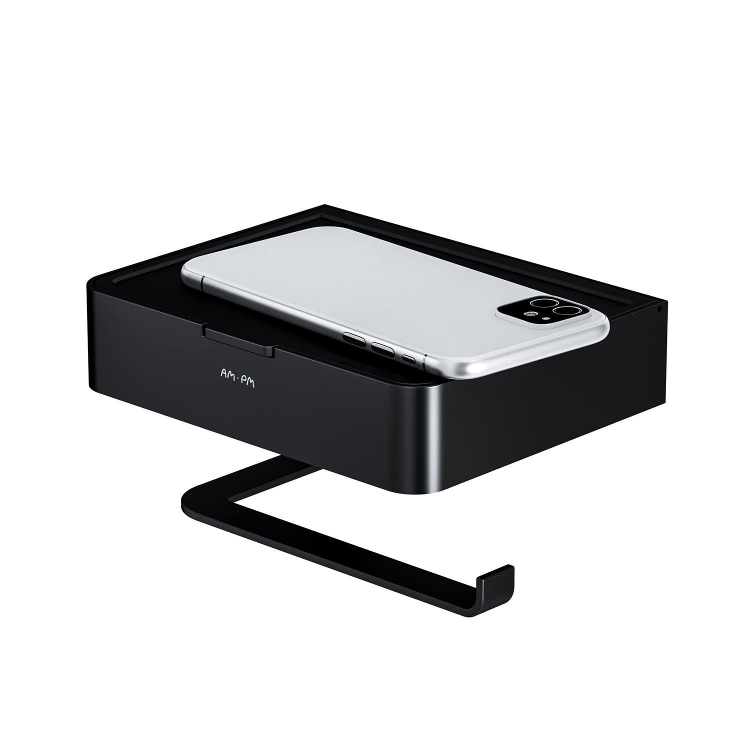 AM.PM Inspire V2.0 Toilet roll holder with box, black