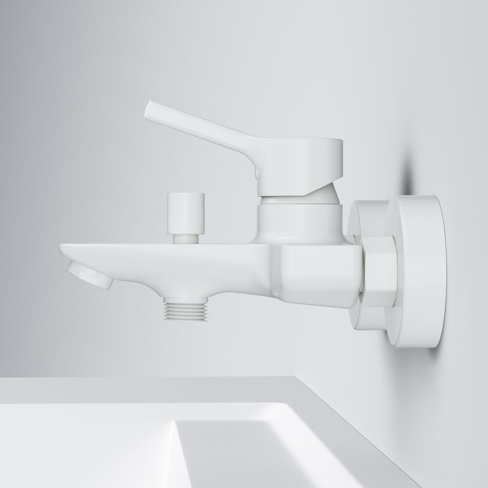 AM.PM X-Joy S Single-lever bath and shower mixer, white