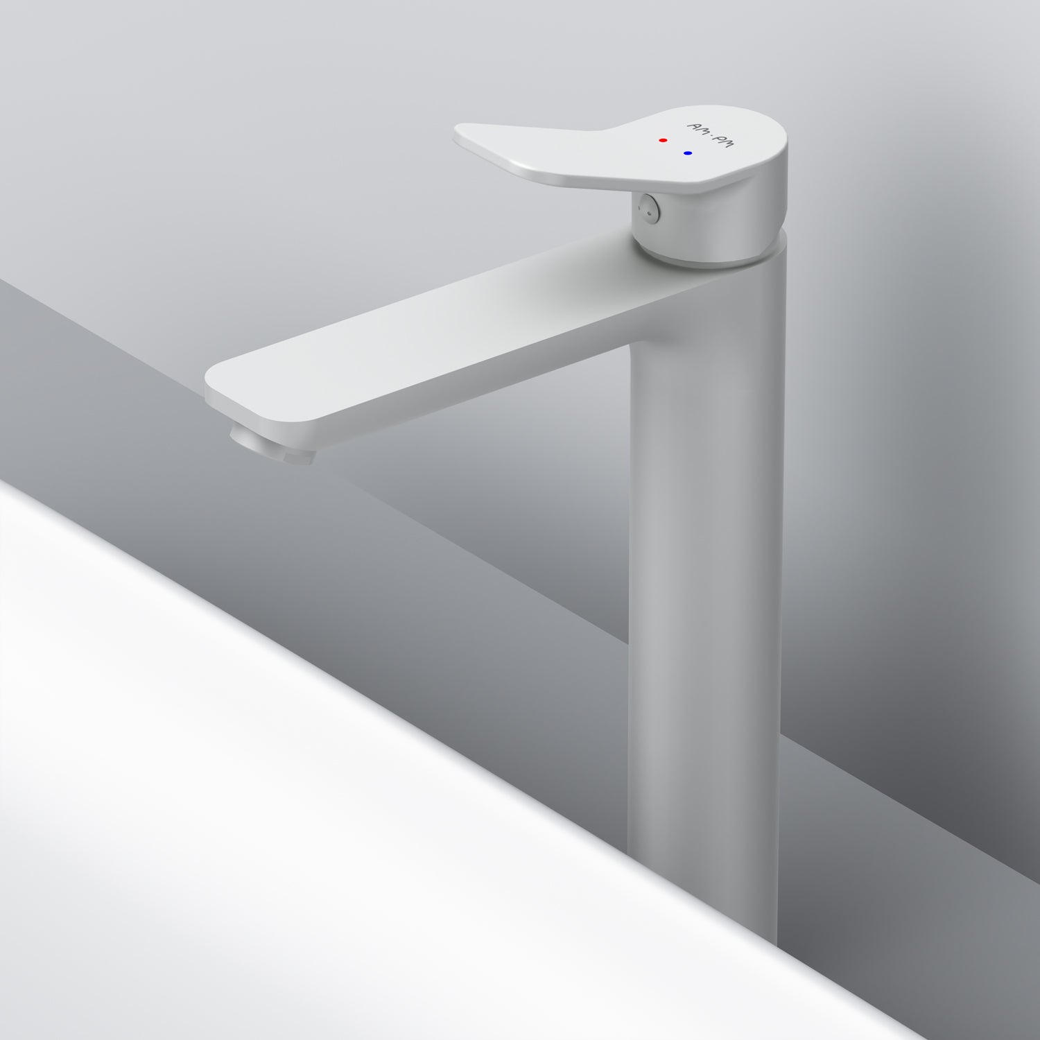 AM.PM X-Joy Single-lever tall basin mixer, white