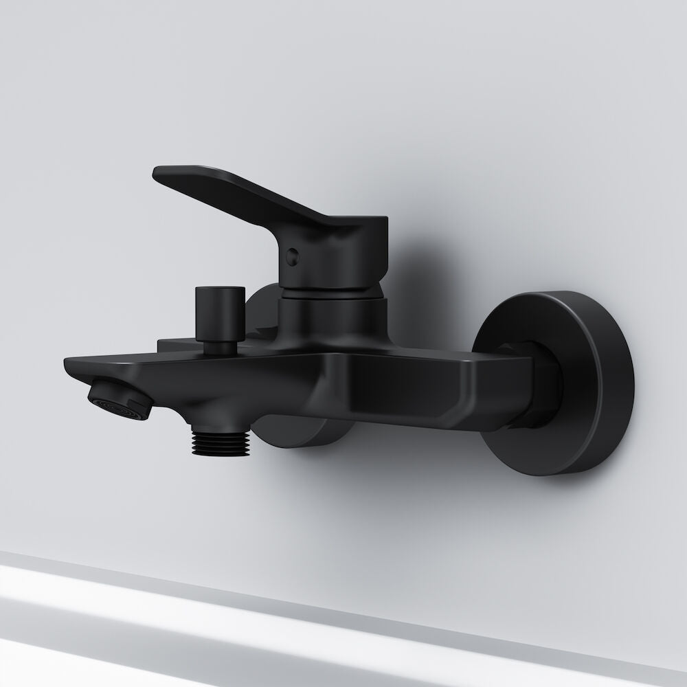 AM.PM X-Joy Single-lever bath and shower mixer, black